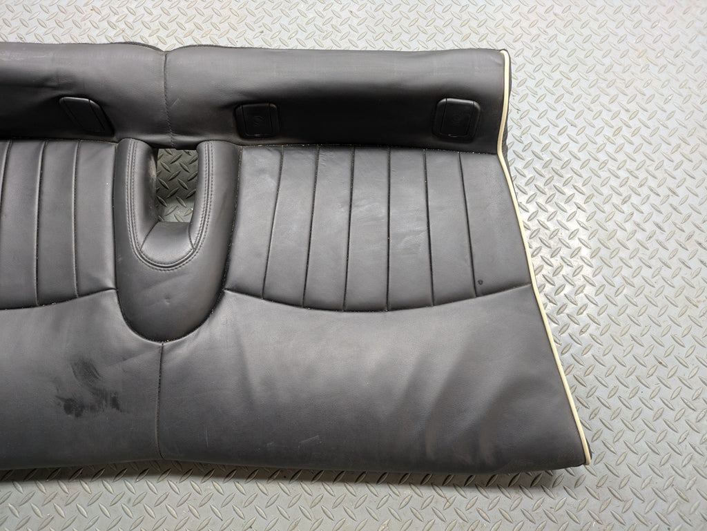 2009 - 2010 OEM MINI COOPER CONVERTIBLE REAR LOWER SEAT CUSHION LEATHER BLACK