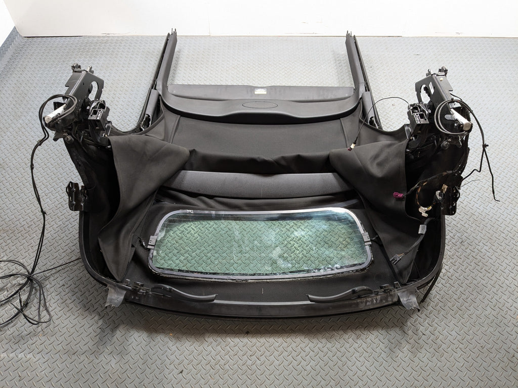 2009 - 2010 OEM MINI COOPER CONVERTIBLE ROOF WITH GLASS ASSEMBLY BLACK CLOTH