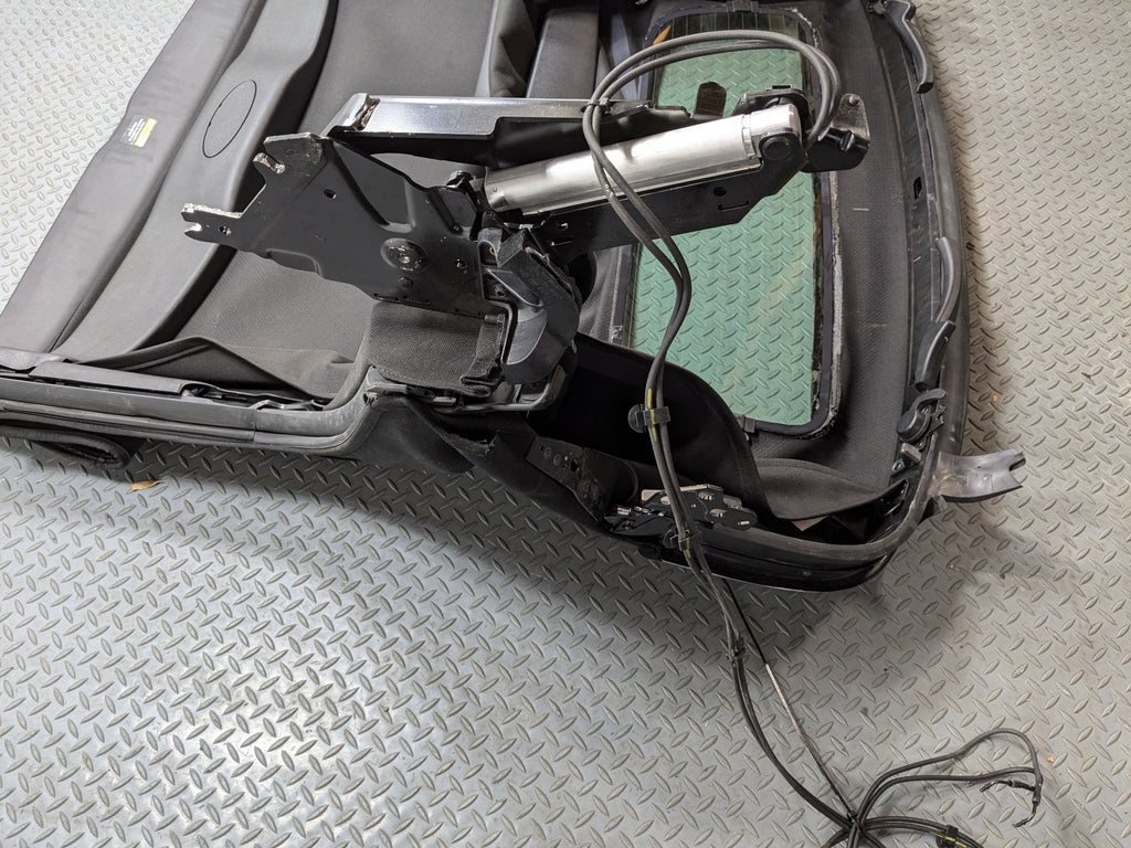 2009 - 2010 OEM MINI COOPER CONVERTIBLE ROOF WITH GLASS ASSEMBLY BLACK CLOTH