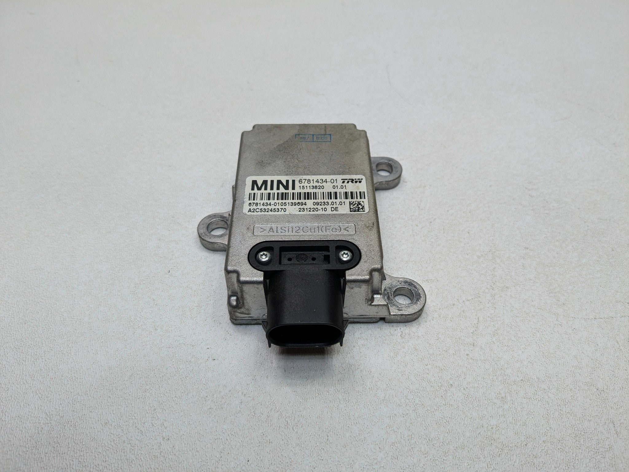 09 - 10 OEM MINI COOPER CONVERTIBLE YAW RATE SPEED SENSOR CONTROL MODULE UNIT