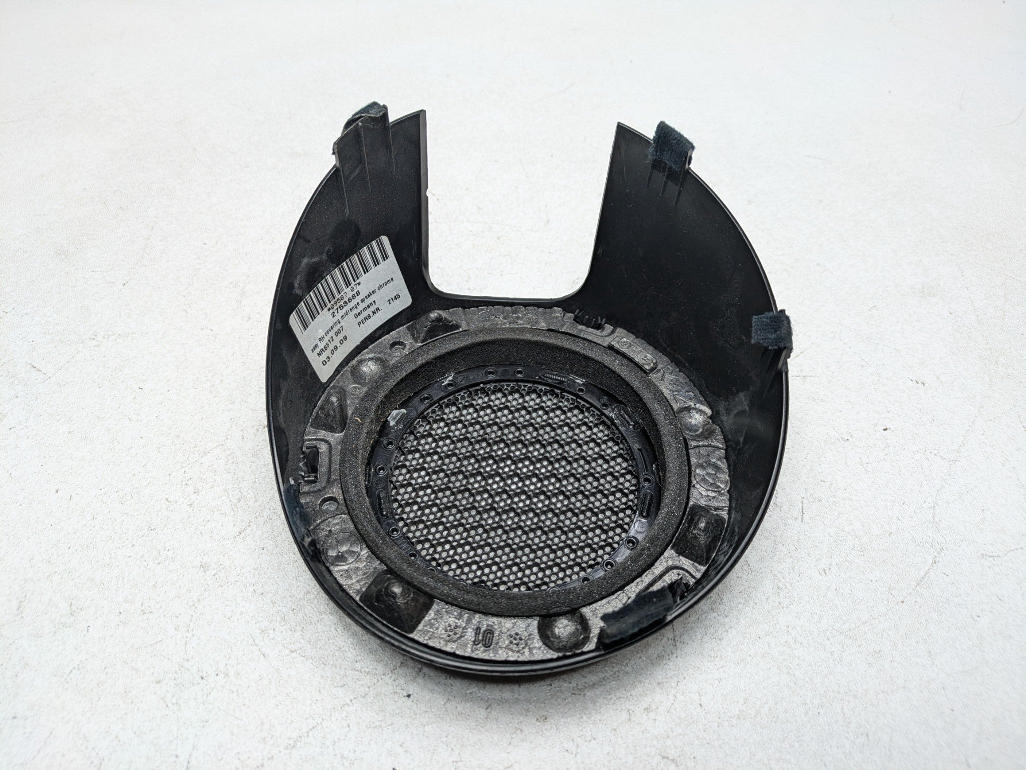 2009 - 2010 OEM MINI COOPER CONVERTIBLE FRONT RIGHT SIDE DOOR SPEAKER COVER