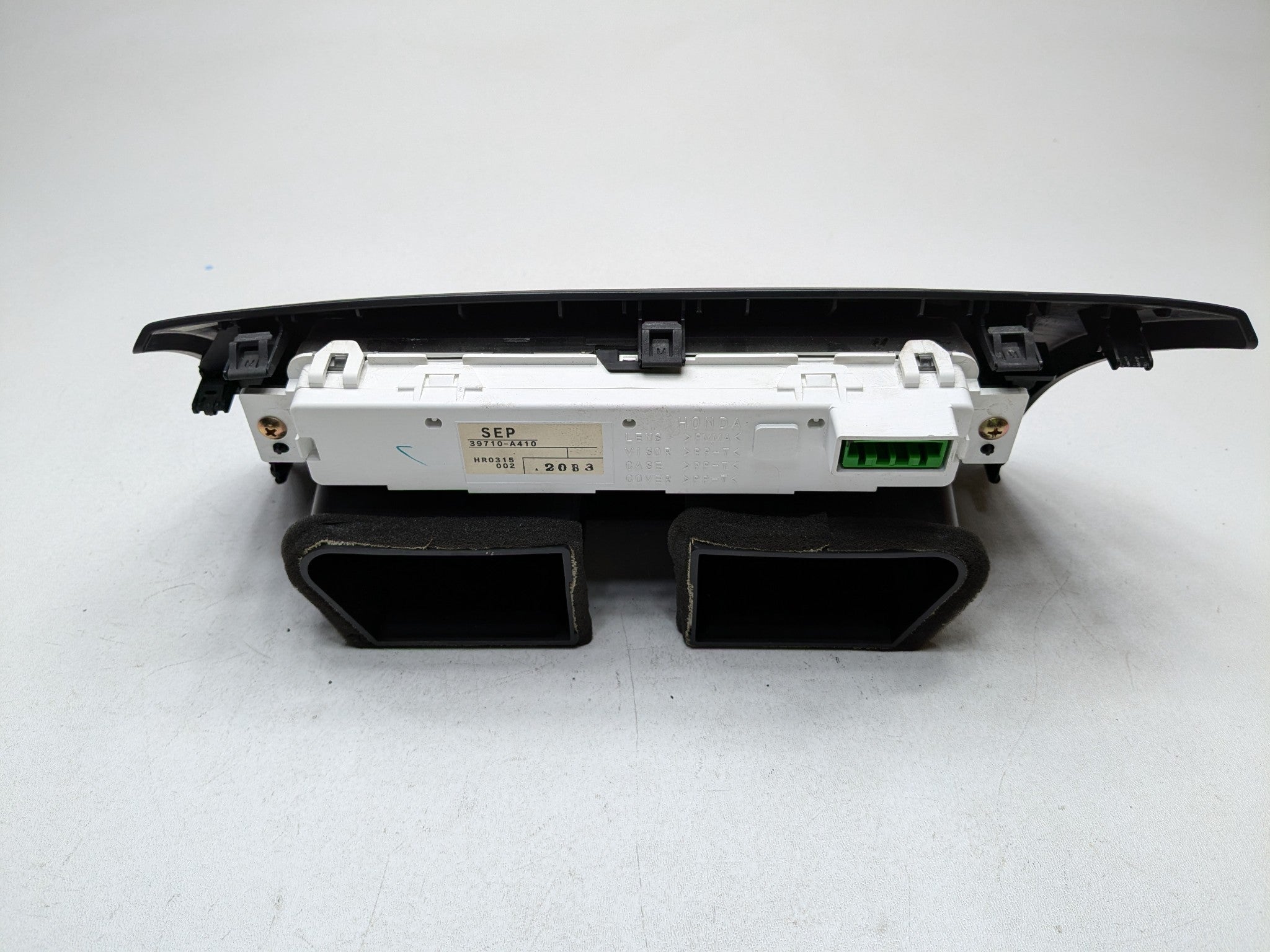 2004 - 2006 OEM ACURA TL DASH AIR VENT BEZEL WITH CLOCK DISPLAY HAZARD SWITCH