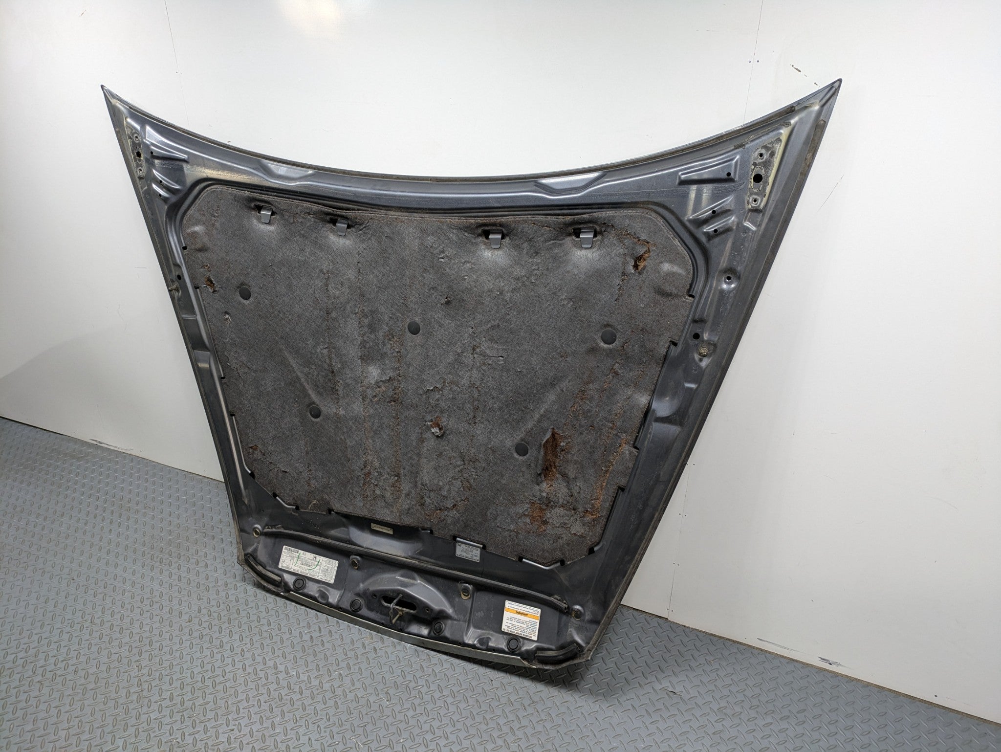 2004 - 2006 OEM ACURA TL FRONT HOOD BONNET SHELL PANEL ASSEMBLY METALLIC GREY