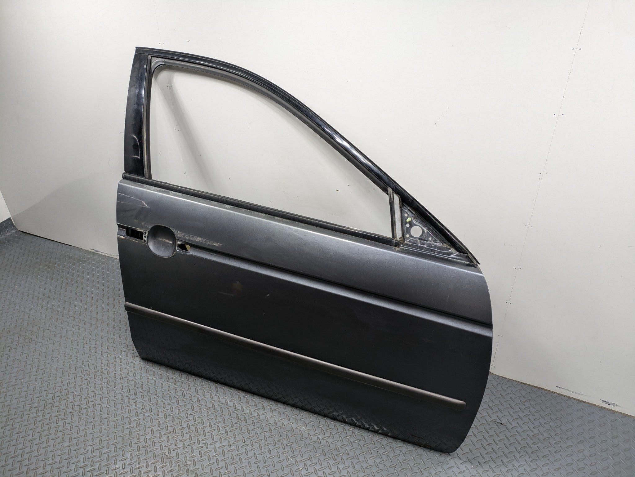 2004 - 2006 OEM ACURA TL FRONT RIGHT SIDE DOOR SHELL PANEL METALLIC GREY
