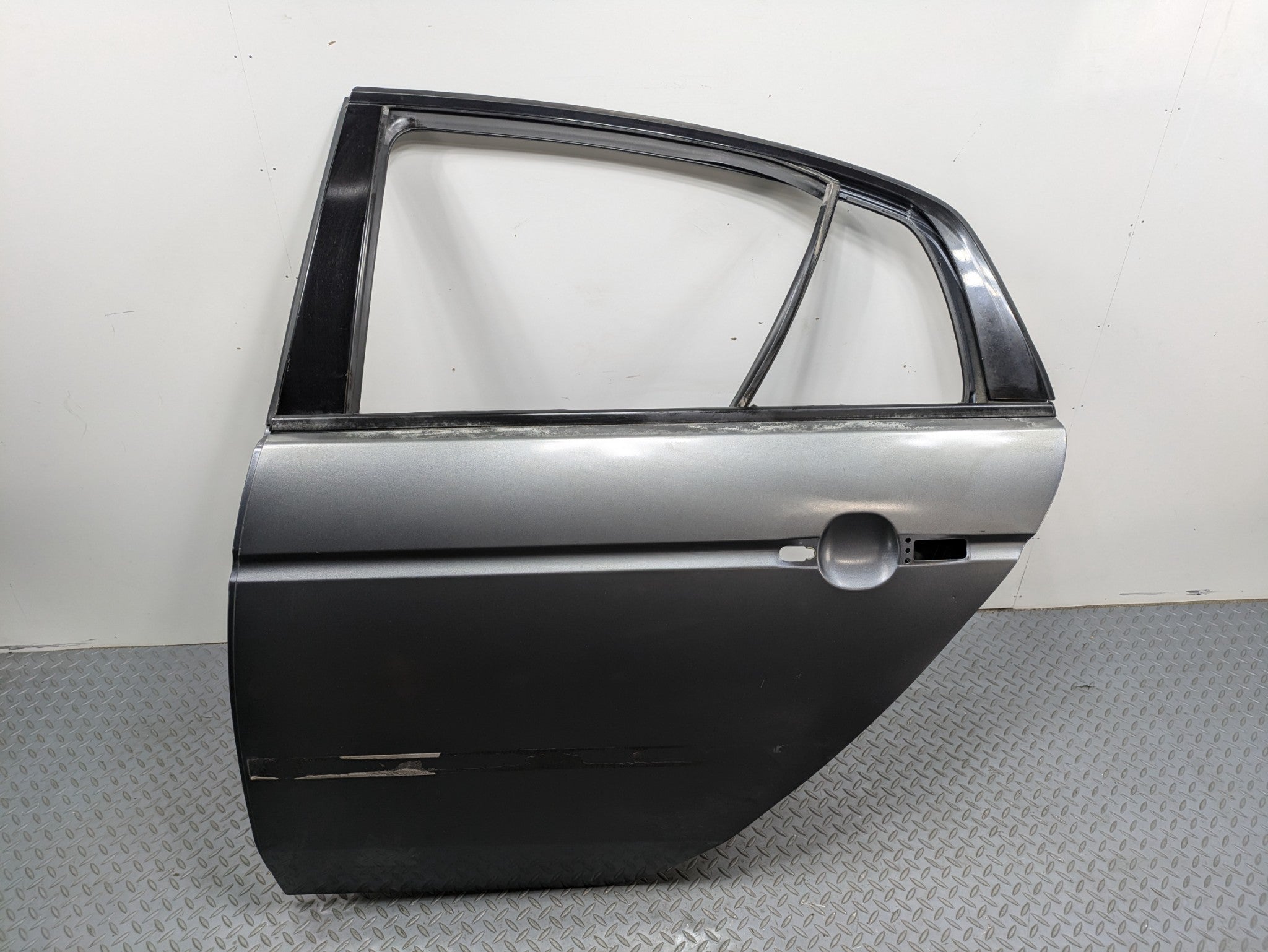 2004 - 2006 OEM ACURA TL REAR LEFT DRIVER SIDE DOOR SHELL PANEL METALLIC GREY