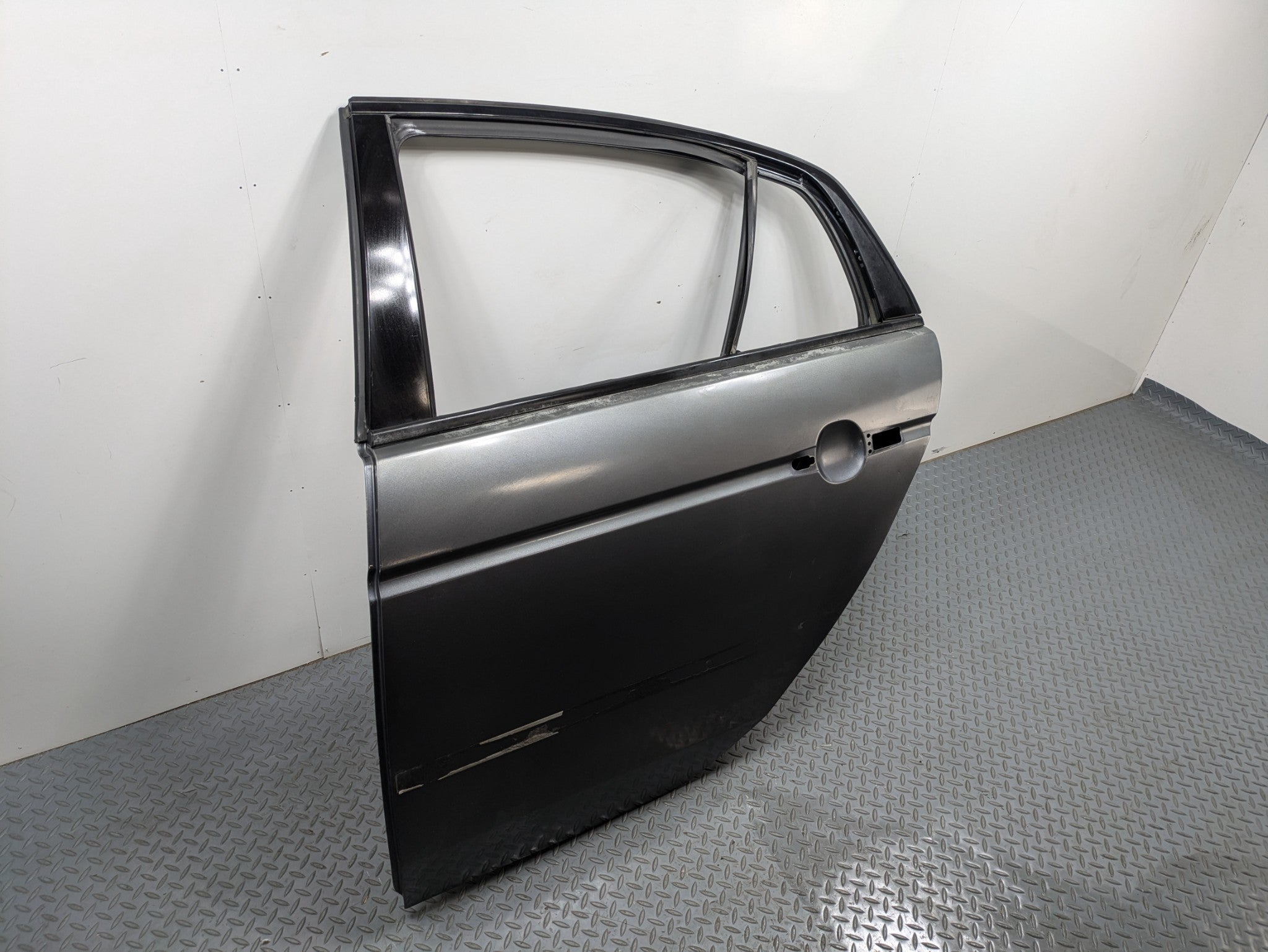 2004 - 2006 OEM ACURA TL REAR LEFT DRIVER SIDE DOOR SHELL PANEL METALLIC GREY