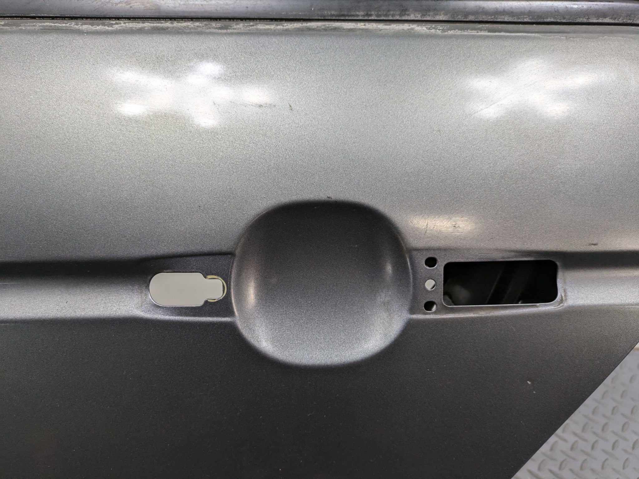 2004 - 2006 OEM ACURA TL REAR LEFT DRIVER SIDE DOOR SHELL PANEL METALLIC GREY