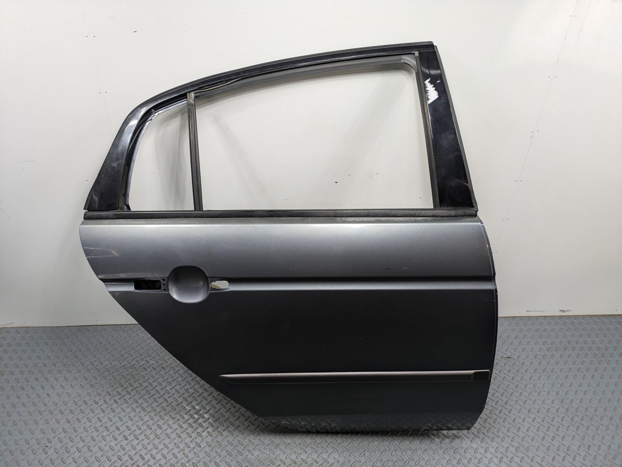 2004 - 2006 OEM ACURA TL REAR RIGHT SIDE DOOR SHELL PANEL METALLIC GREY