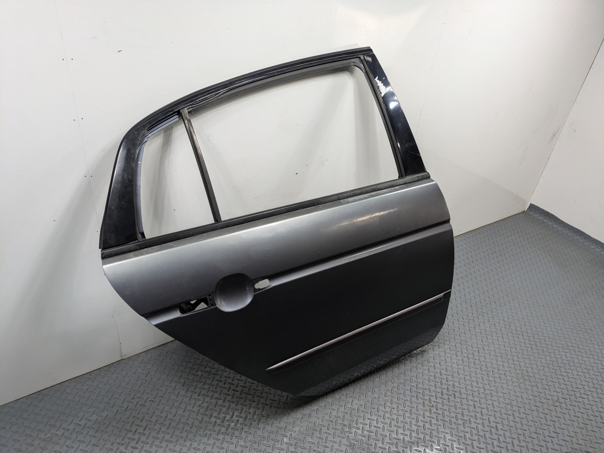 2004 - 2006 OEM ACURA TL REAR RIGHT SIDE DOOR SHELL PANEL METALLIC GREY