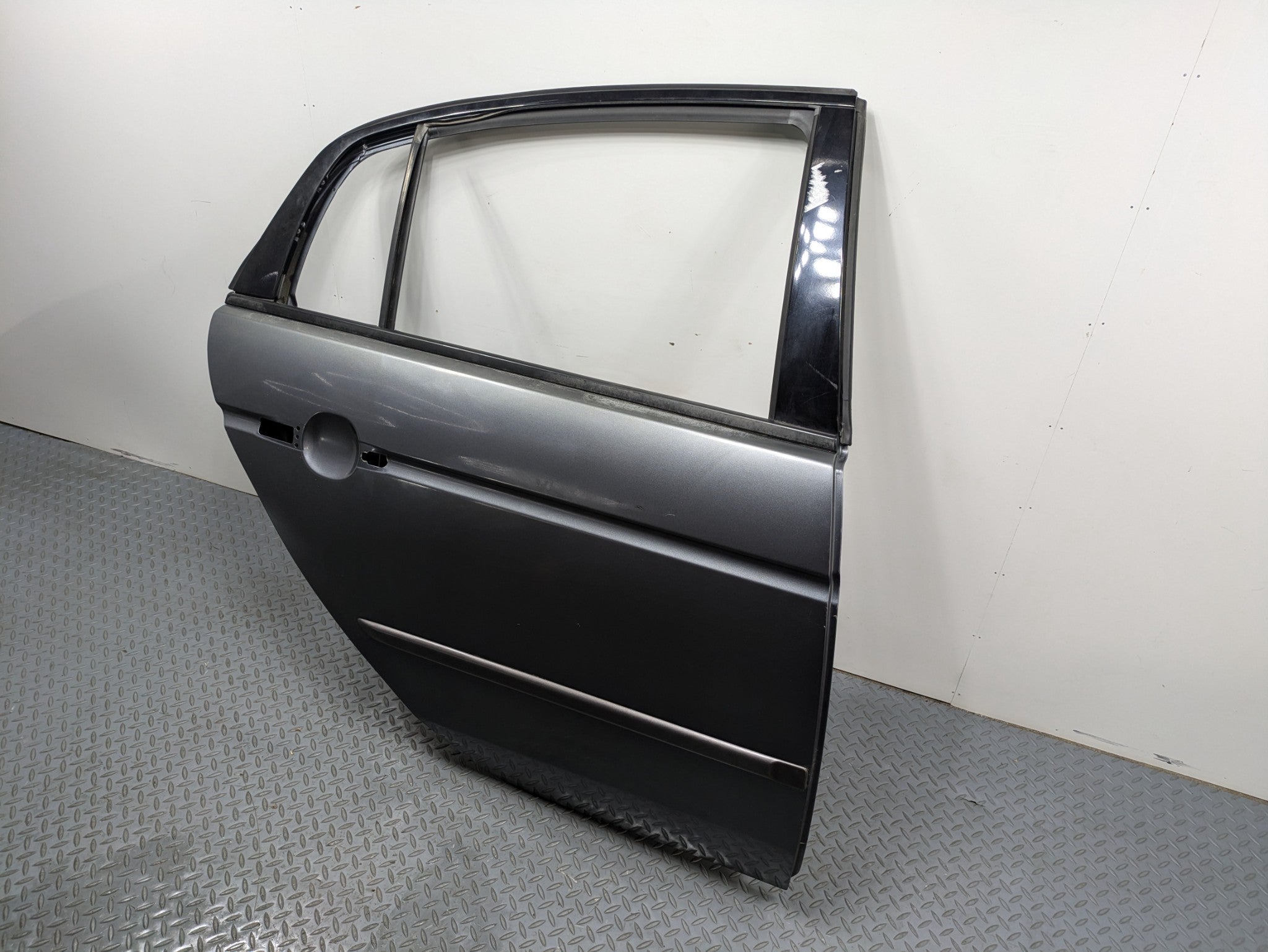 2004 - 2006 OEM ACURA TL REAR RIGHT SIDE DOOR SHELL PANEL METALLIC GREY