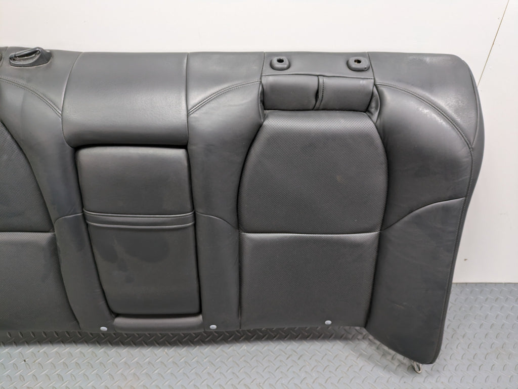 2004 - 2006 OEM ACURA TL REAR UPPER SEAT AND ARMREST ASSEMBLY LEATHER BLACK