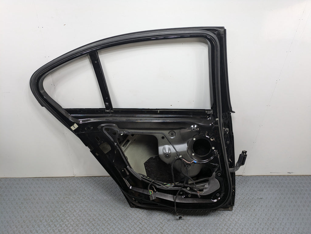 2016 - 2019 OEM BMW 330I REAR LEFT DRIVER SIDE DOOR SHELL PANEL BLACK ASSEMBLY