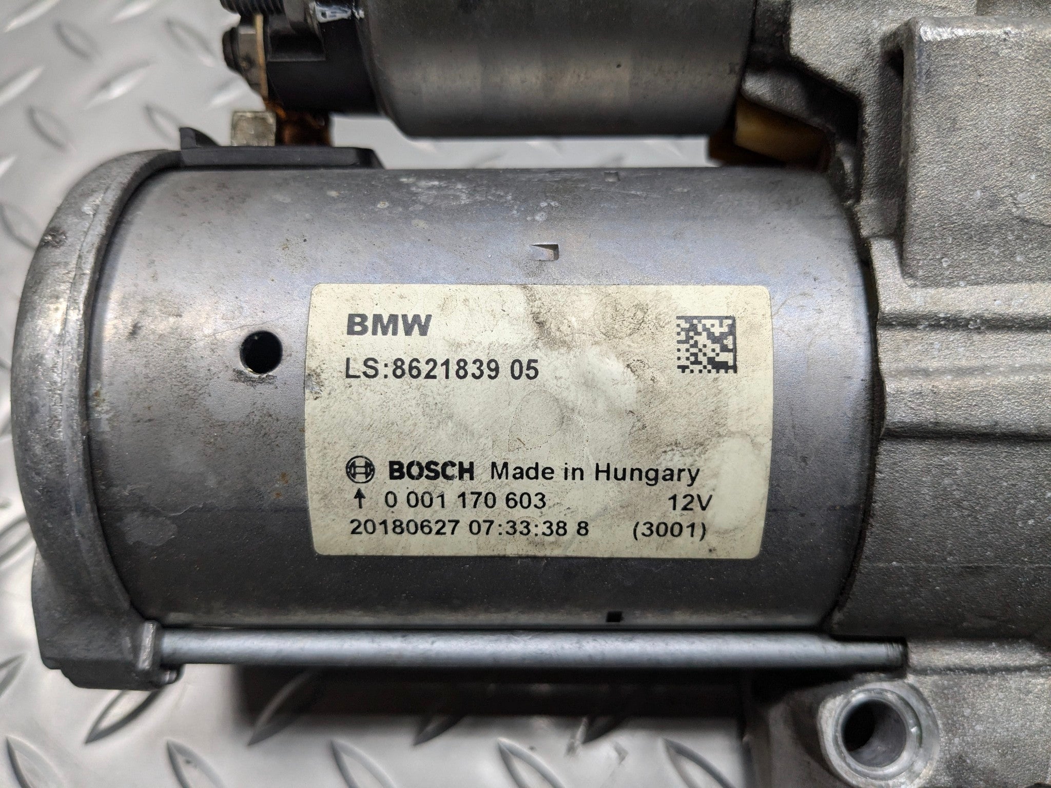 2016 - 2019 OEM BMW 330I ENGINE STARTER MOTOR ASSEMBLY