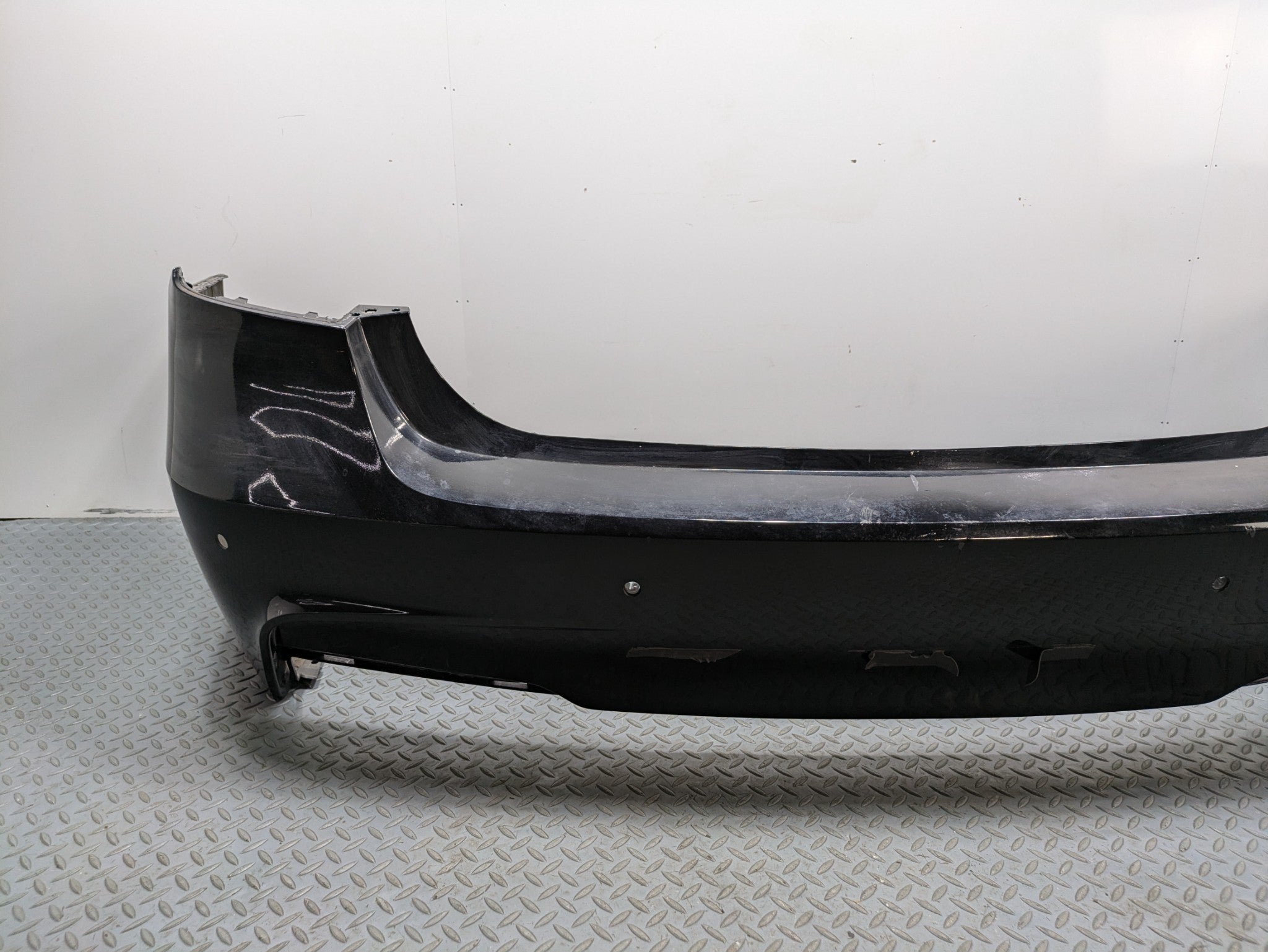 2016 - 2019 OEM BMW 330I REAR BUMPER COVER PANEL BLACK ASSEMBLY