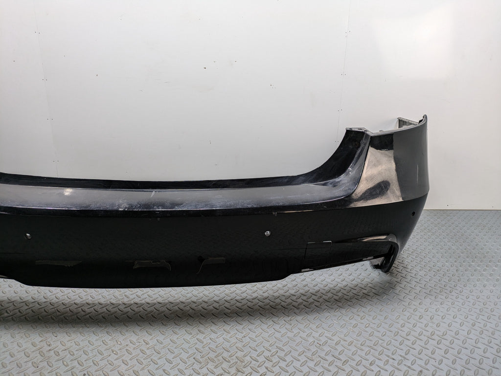 2016 - 2019 OEM BMW 330I REAR BUMPER COVER PANEL BLACK ASSEMBLY