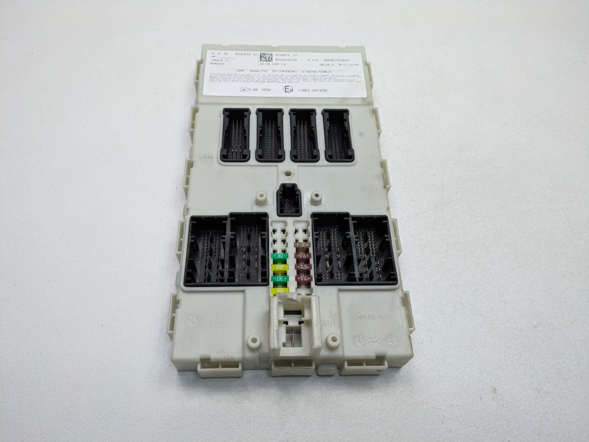 2016 - 2019 OEM BMW 330I FRONT ELECTRONIC BODY CONTROL MODULE UNIT