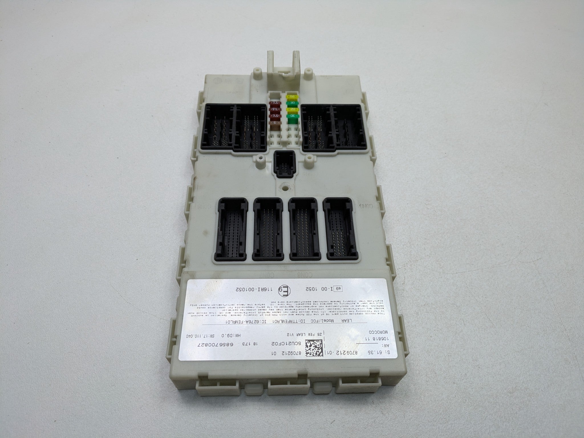2016 - 2019 OEM BMW 330I FRONT ELECTRONIC BODY CONTROL MODULE UNIT