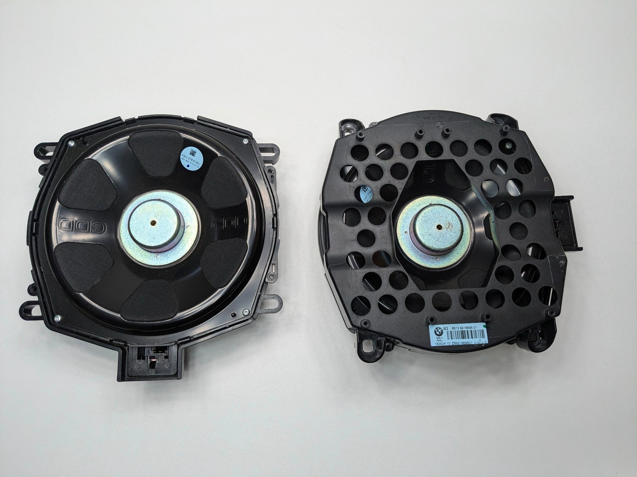 2010 - 2014 OEM BMW X3 AUDIO SOUND SYSTEM SUBWOOFER SPEAKER SET OF 2