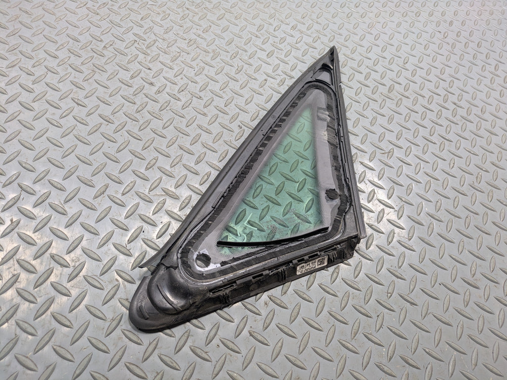 2017 - 2022 OEM AUDI S4 REAR LEFT DRIVER SIDE QUARTER WINDOW VENT GLASS