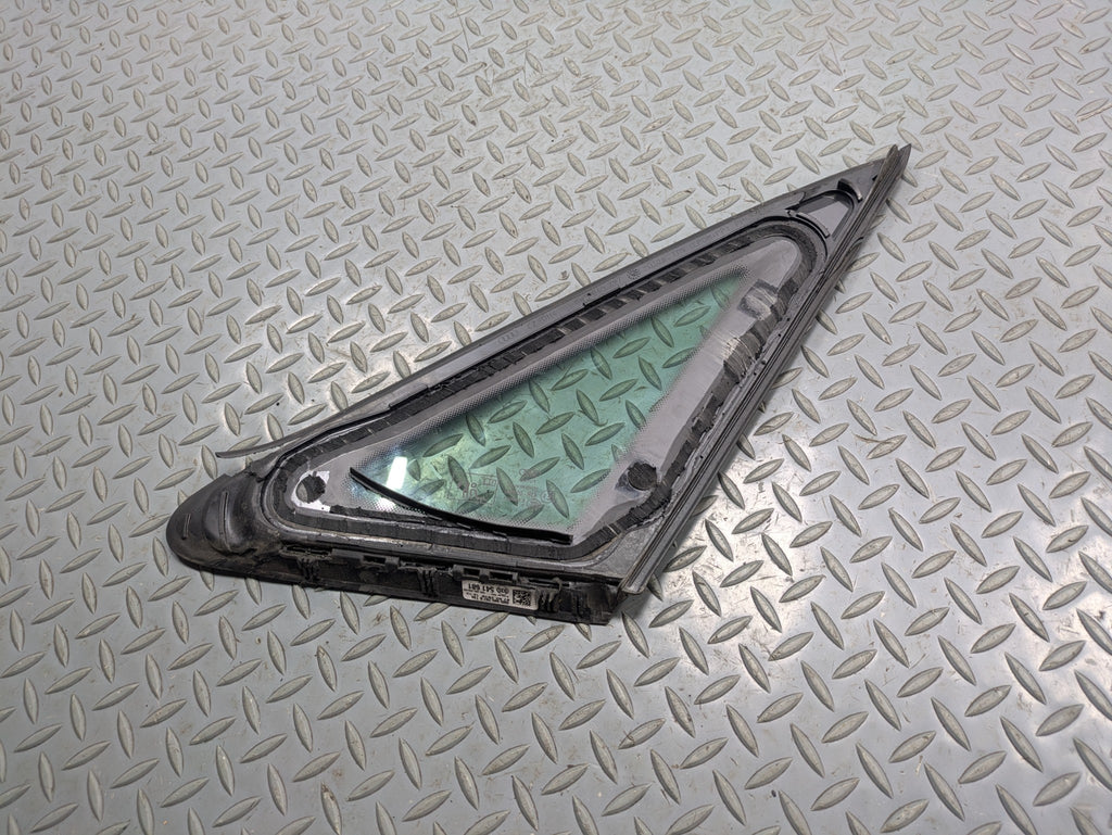 2017 - 2022 OEM AUDI S4 REAR LEFT DRIVER SIDE QUARTER WINDOW VENT GLASS