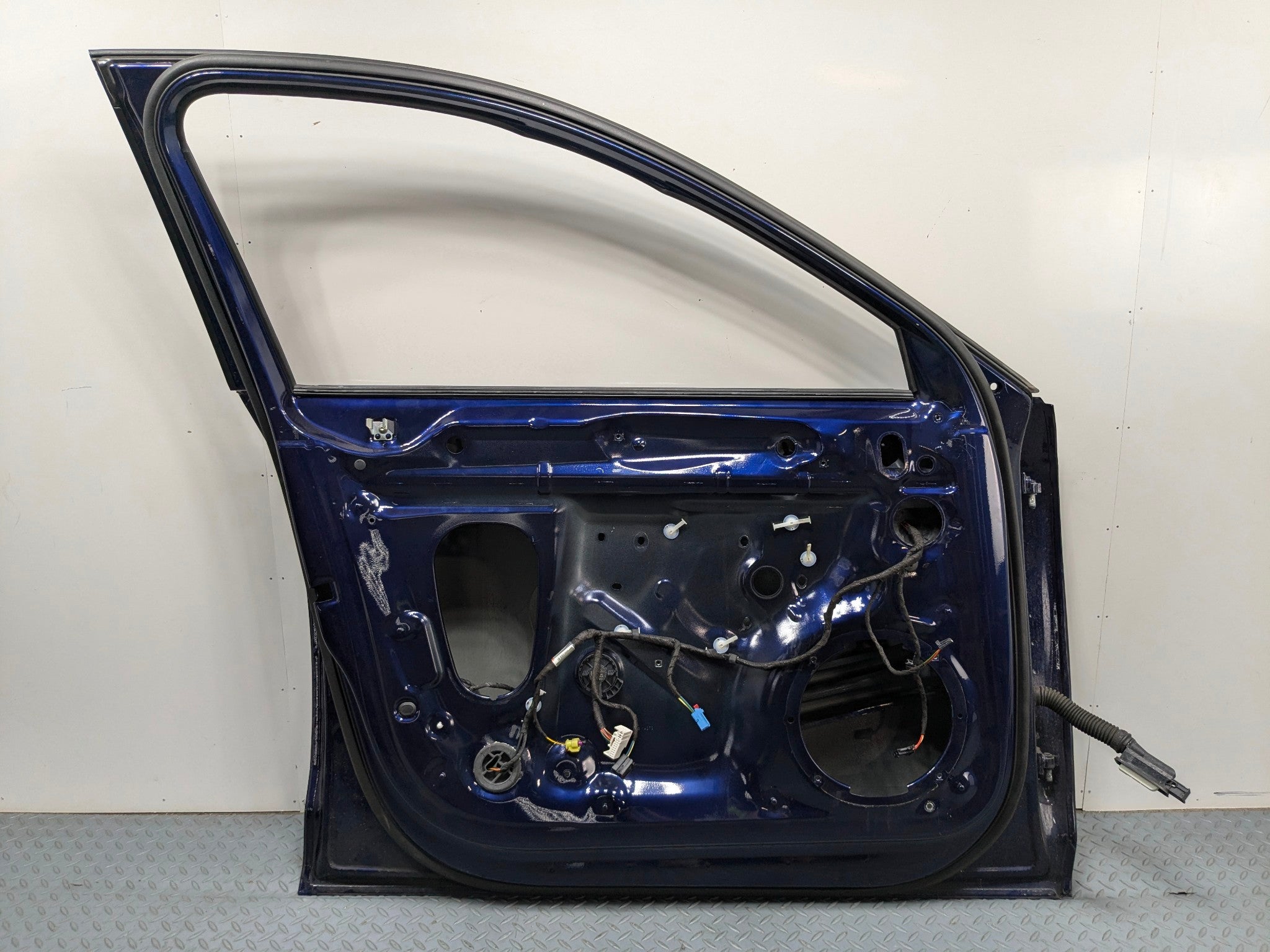 2017 - 2022 OEM AUDI S4 FRONT LEFT DRIVER SIDE DOOR SHELL PANEL BLUE ASSEMBLY