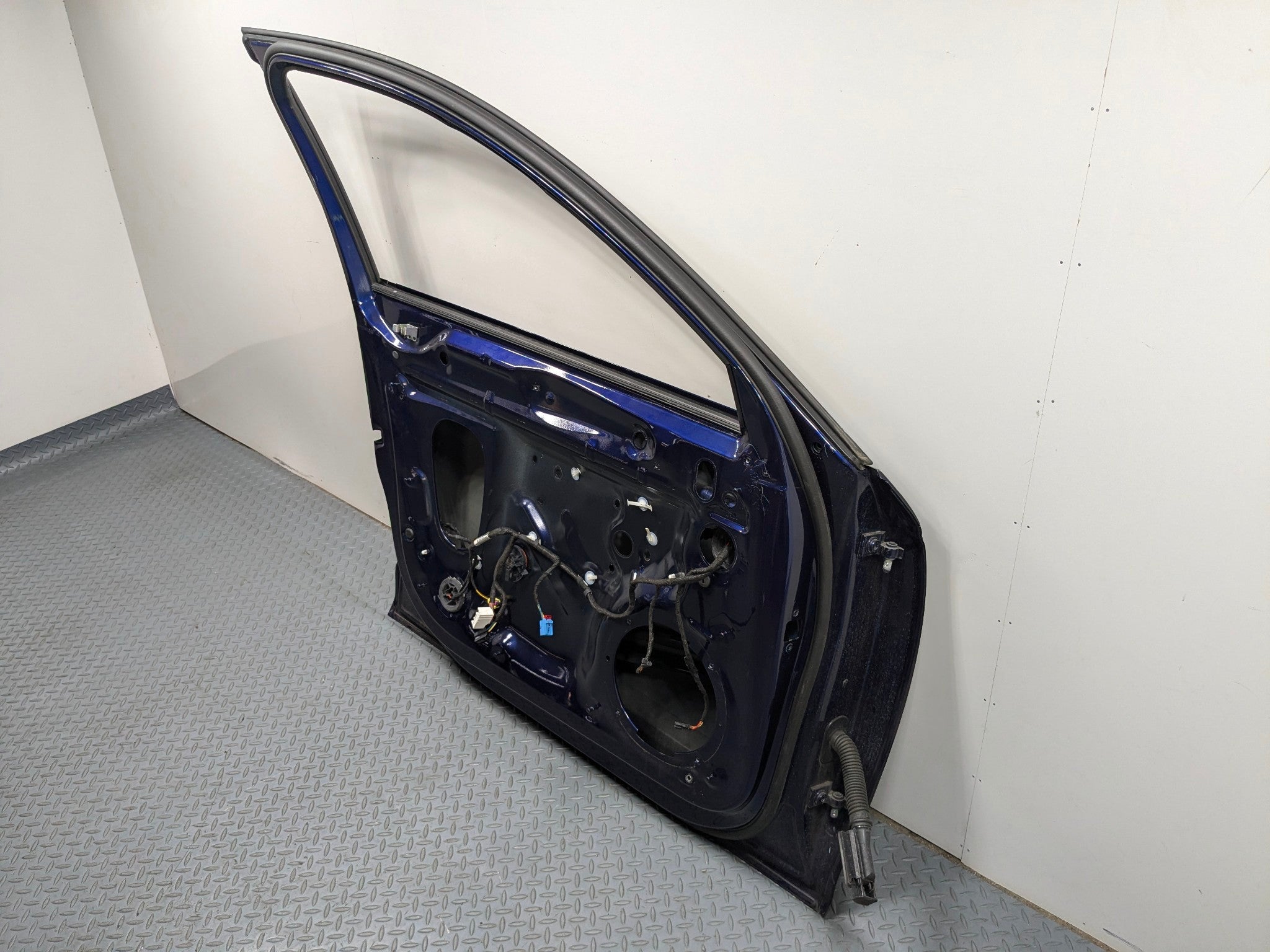 2017 - 2022 OEM AUDI S4 FRONT LEFT DRIVER SIDE DOOR SHELL PANEL BLUE ASSEMBLY