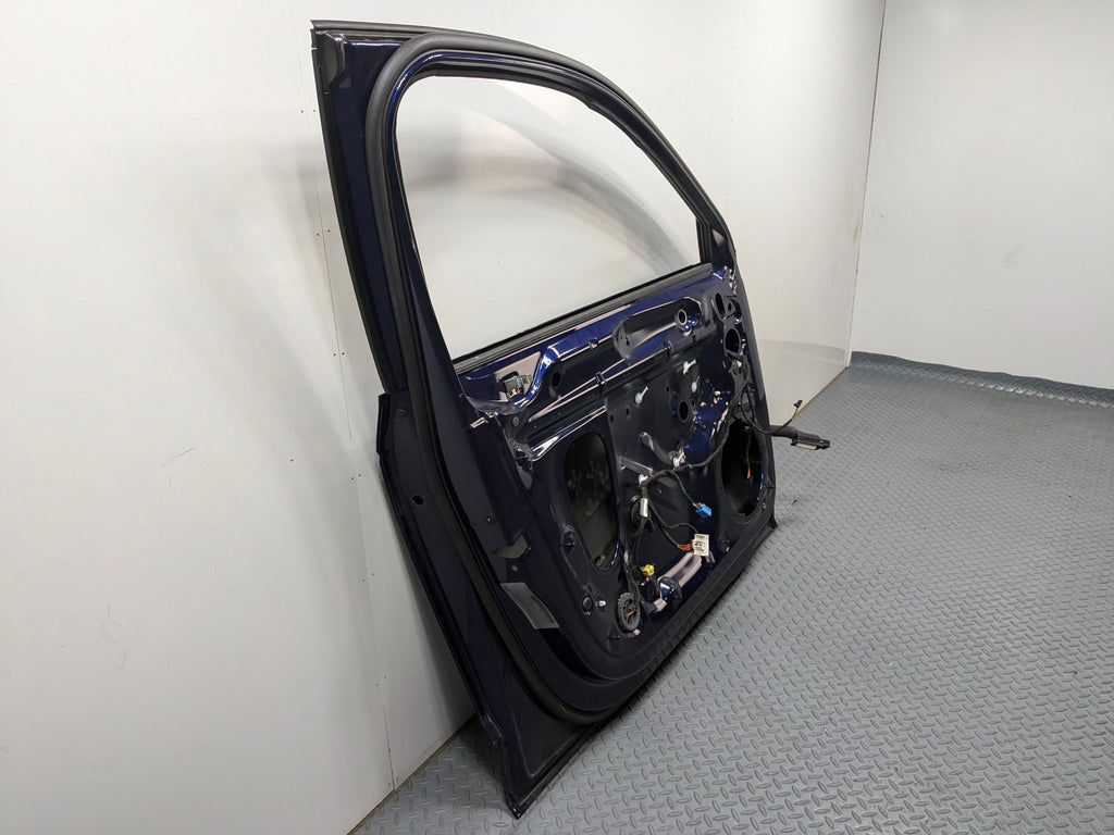 2017 - 2022 OEM AUDI S4 FRONT LEFT DRIVER SIDE DOOR SHELL PANEL BLUE ASSEMBLY