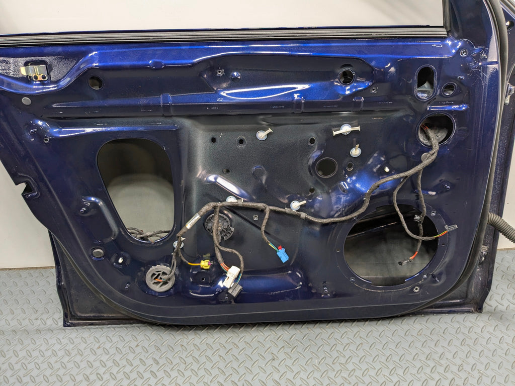 2017 - 2022 OEM AUDI S4 FRONT LEFT DRIVER SIDE DOOR SHELL PANEL BLUE ASSEMBLY