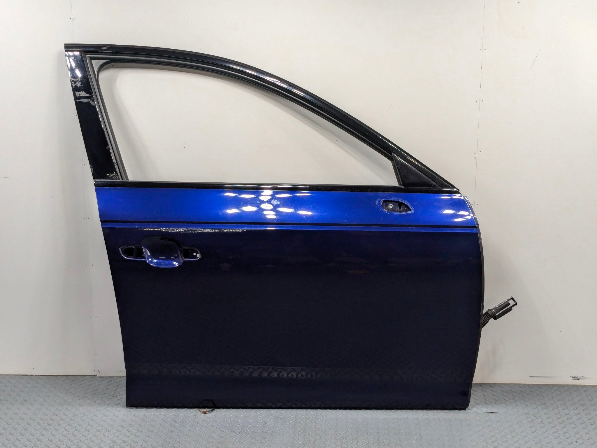 2017 - 2022 OEM AUDI S4 FRONT RIGHT SIDE DOOR SHELL PANEL BLUE ASSEMBLY