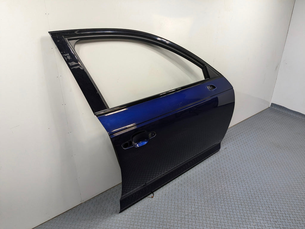 2017 - 2022 OEM AUDI S4 FRONT RIGHT SIDE DOOR SHELL PANEL BLUE ASSEMBLY