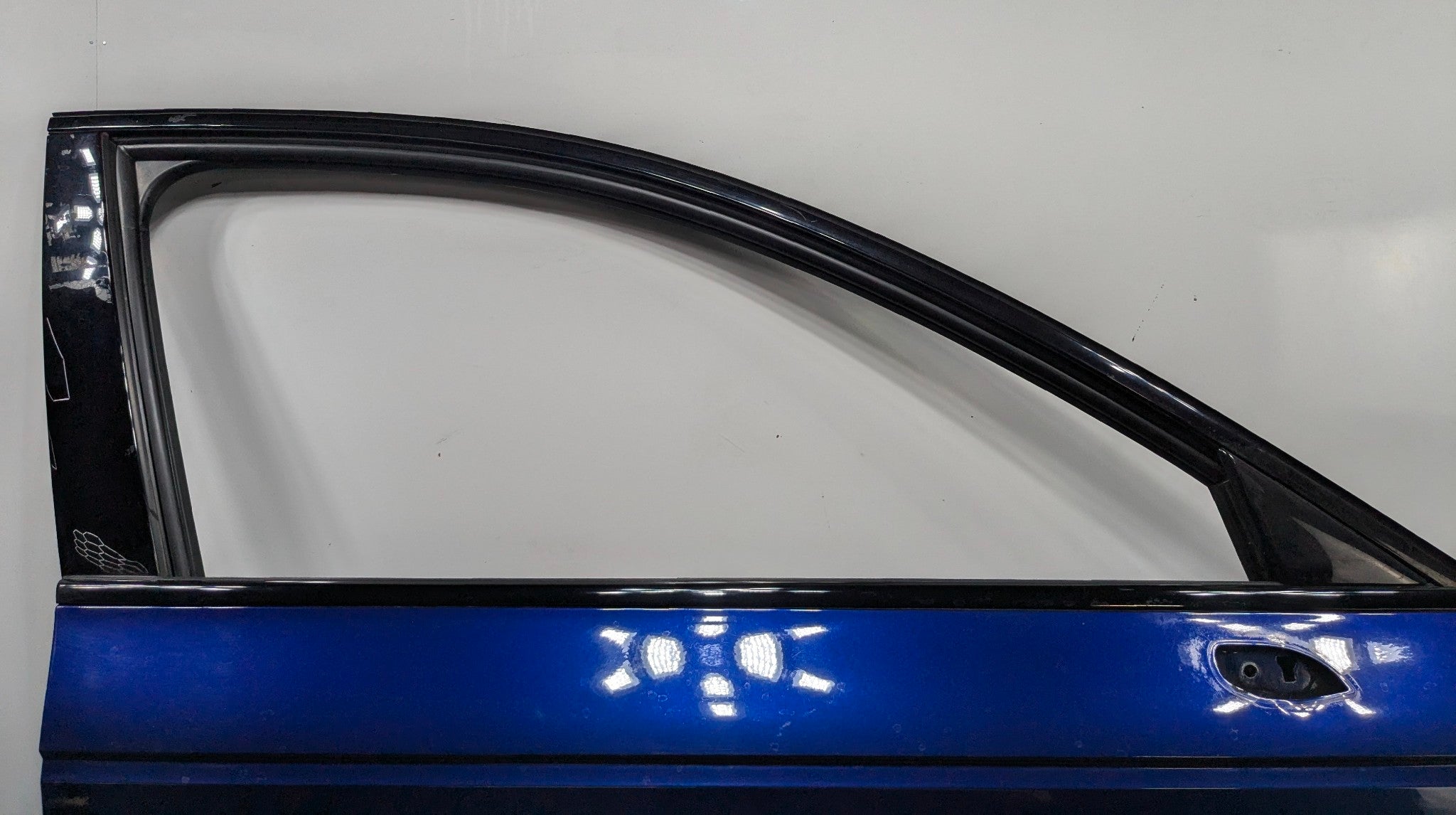 2017 - 2022 OEM AUDI S4 FRONT RIGHT SIDE DOOR SHELL PANEL BLUE ASSEMBLY