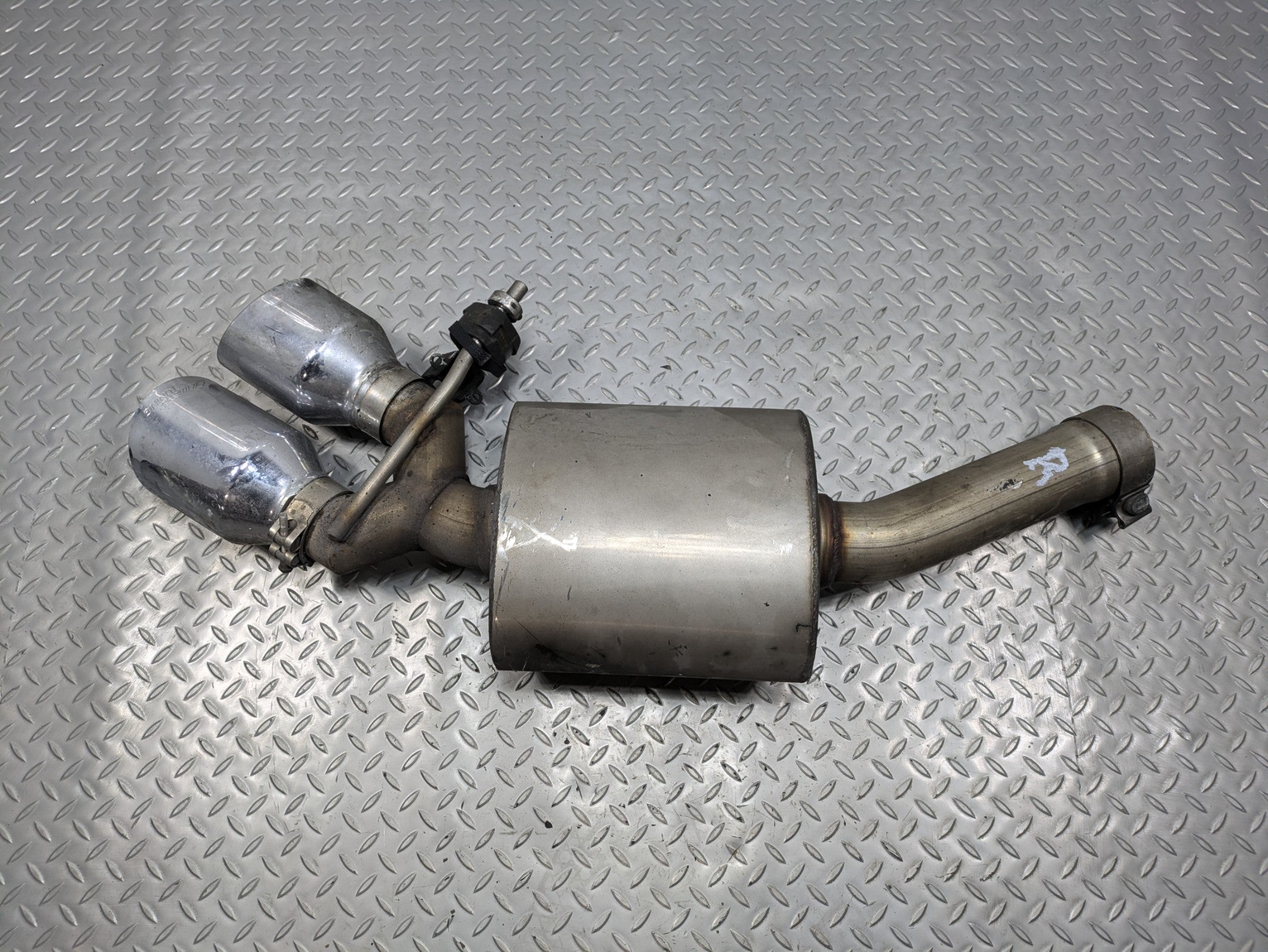 2017 - 2022 AUDI S4 REAR RIGHT PASSENGER SIDE EXHAUST MUFFLER