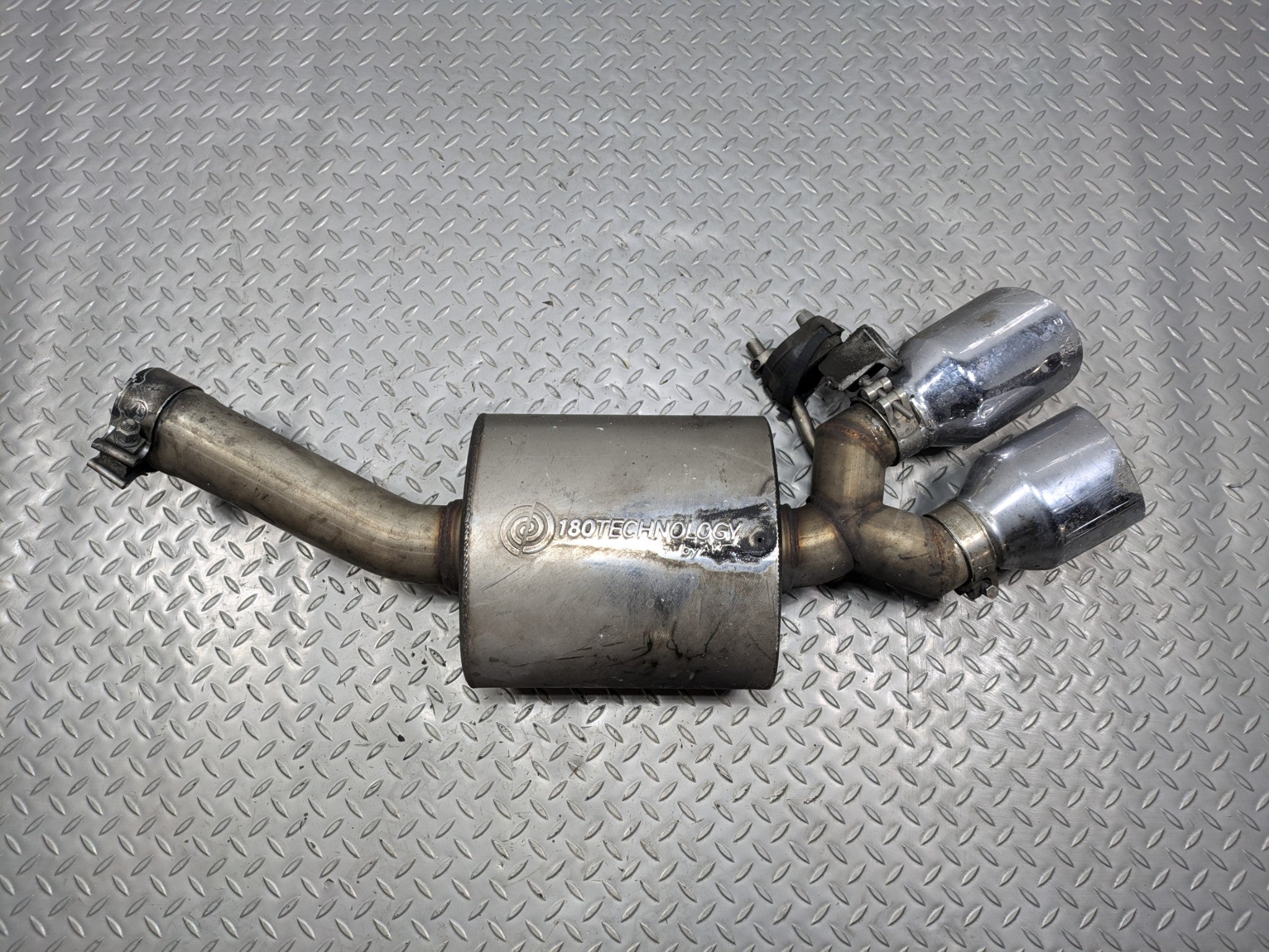 2017 - 2022 AUDI S4 REAR RIGHT PASSENGER SIDE EXHAUST MUFFLER