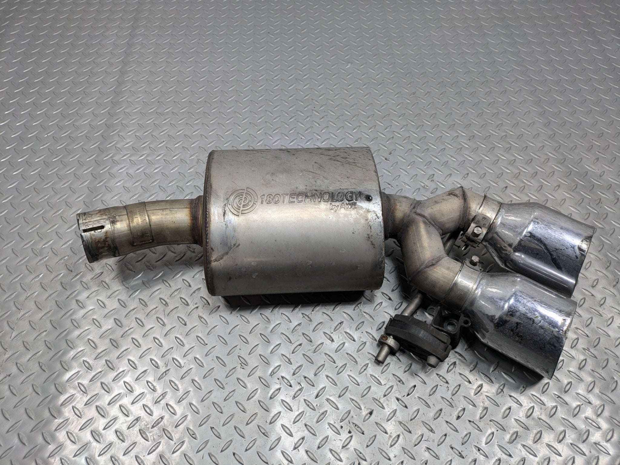 2017 - 2022 AUDI S4 REAR LEFT DRIVER SIDE EXHAUST MUFFLER
