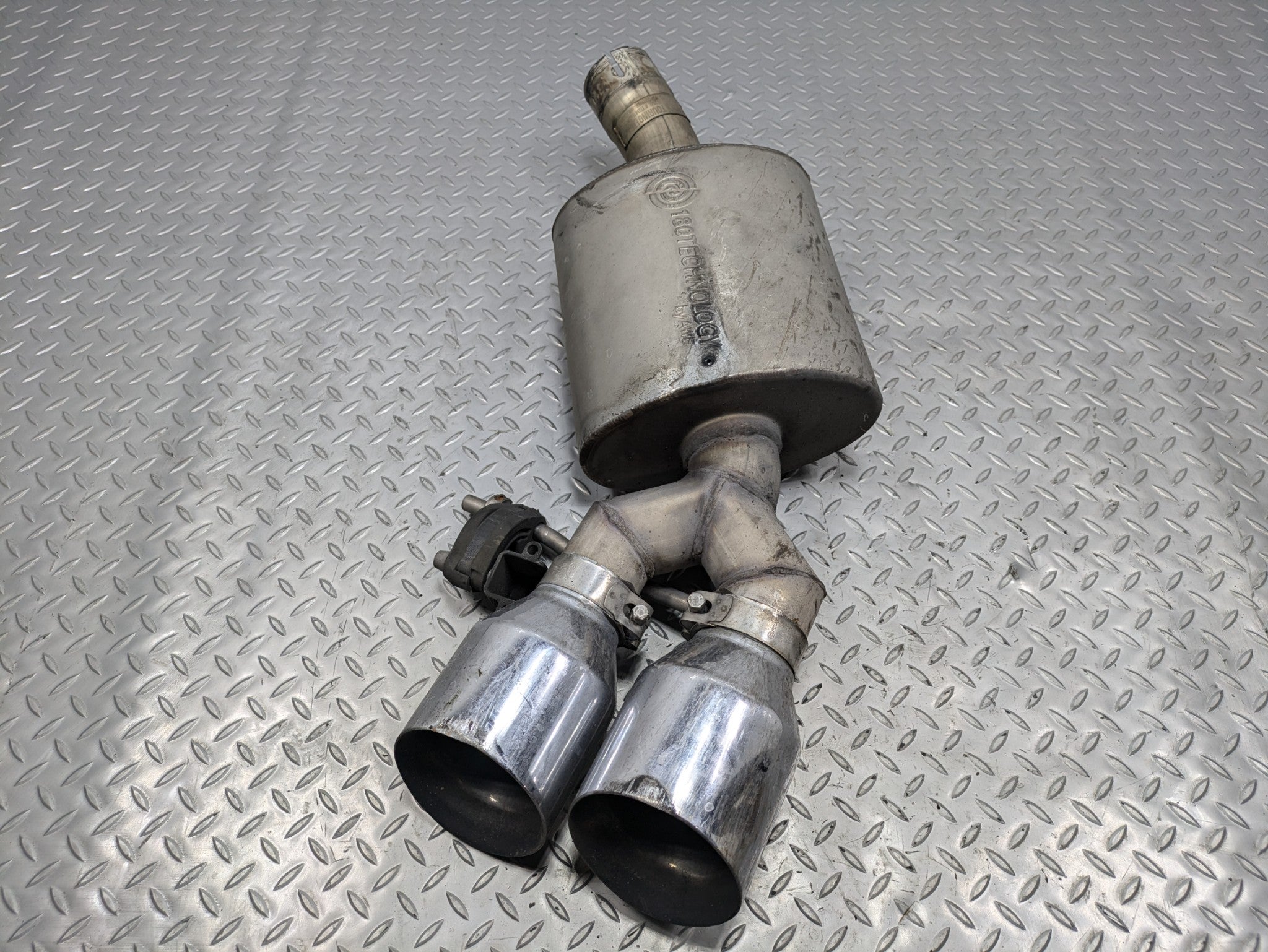 2017 - 2022 AUDI S4 REAR LEFT DRIVER SIDE EXHAUST MUFFLER