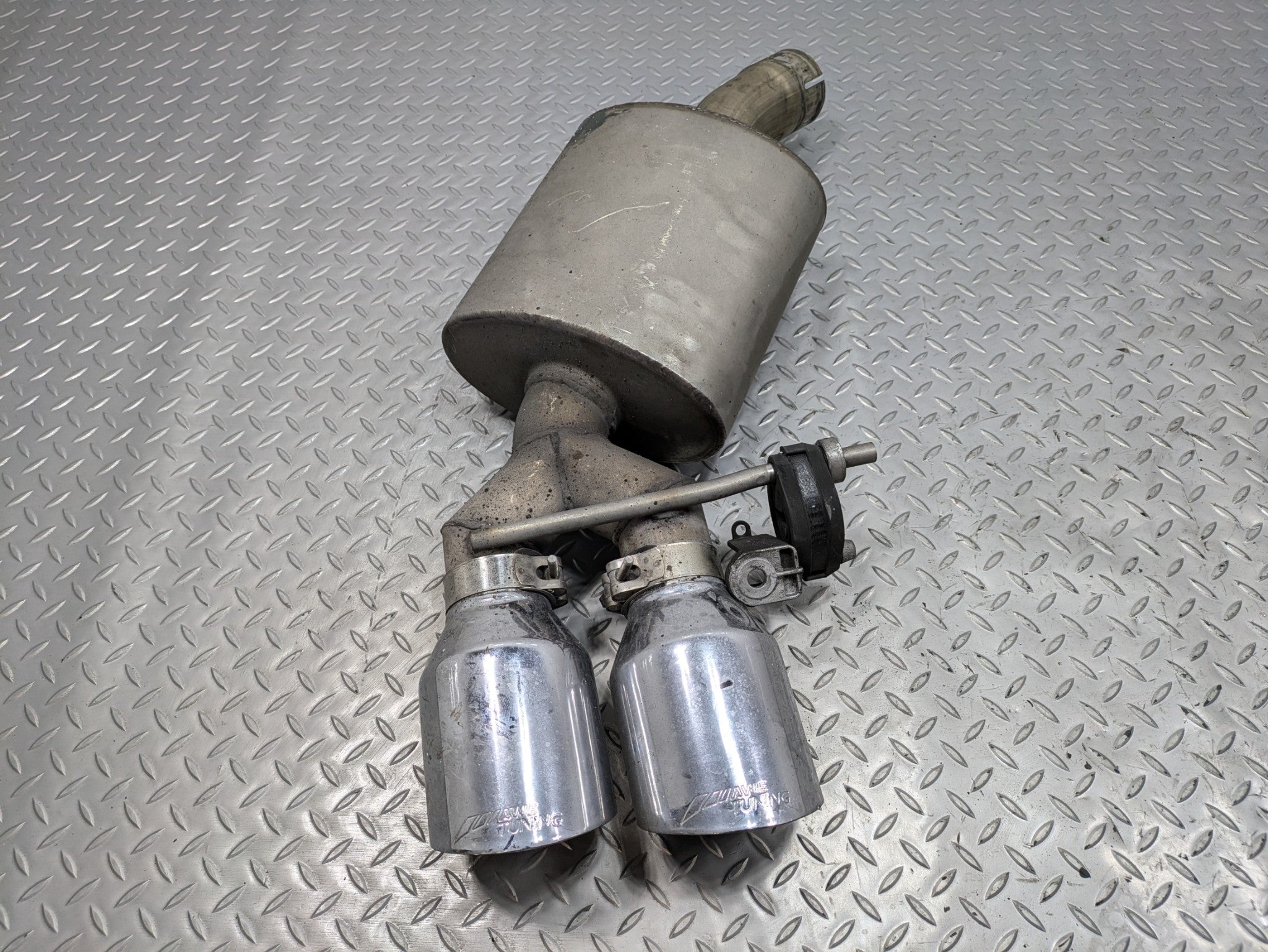 2017 - 2022 AUDI S4 REAR LEFT DRIVER SIDE EXHAUST MUFFLER