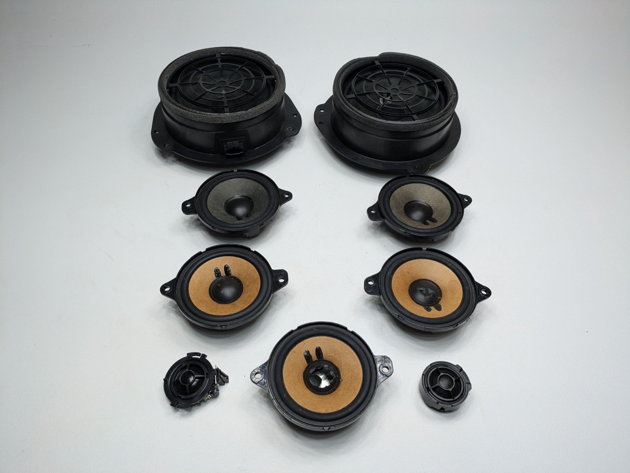2017 - 2022 OEM AUDI S4 INTERIOR AUDIO SOUND SYSTEM SPEAKER SET OF 9