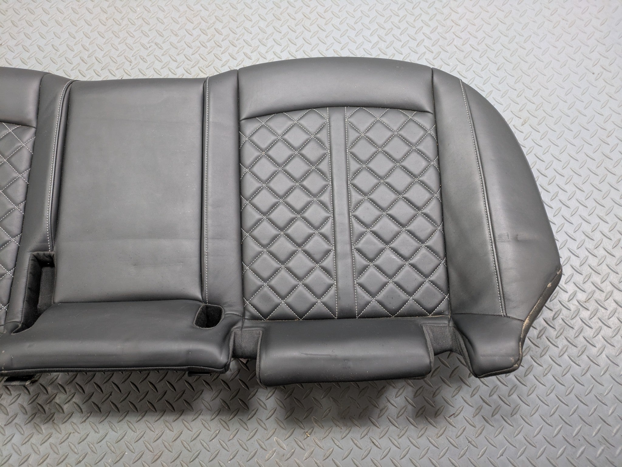 2017 - 2022 OEM AUDI S4 REAR SIDE LOWER SEAT BOTTOM CUSHION CARBON GREY