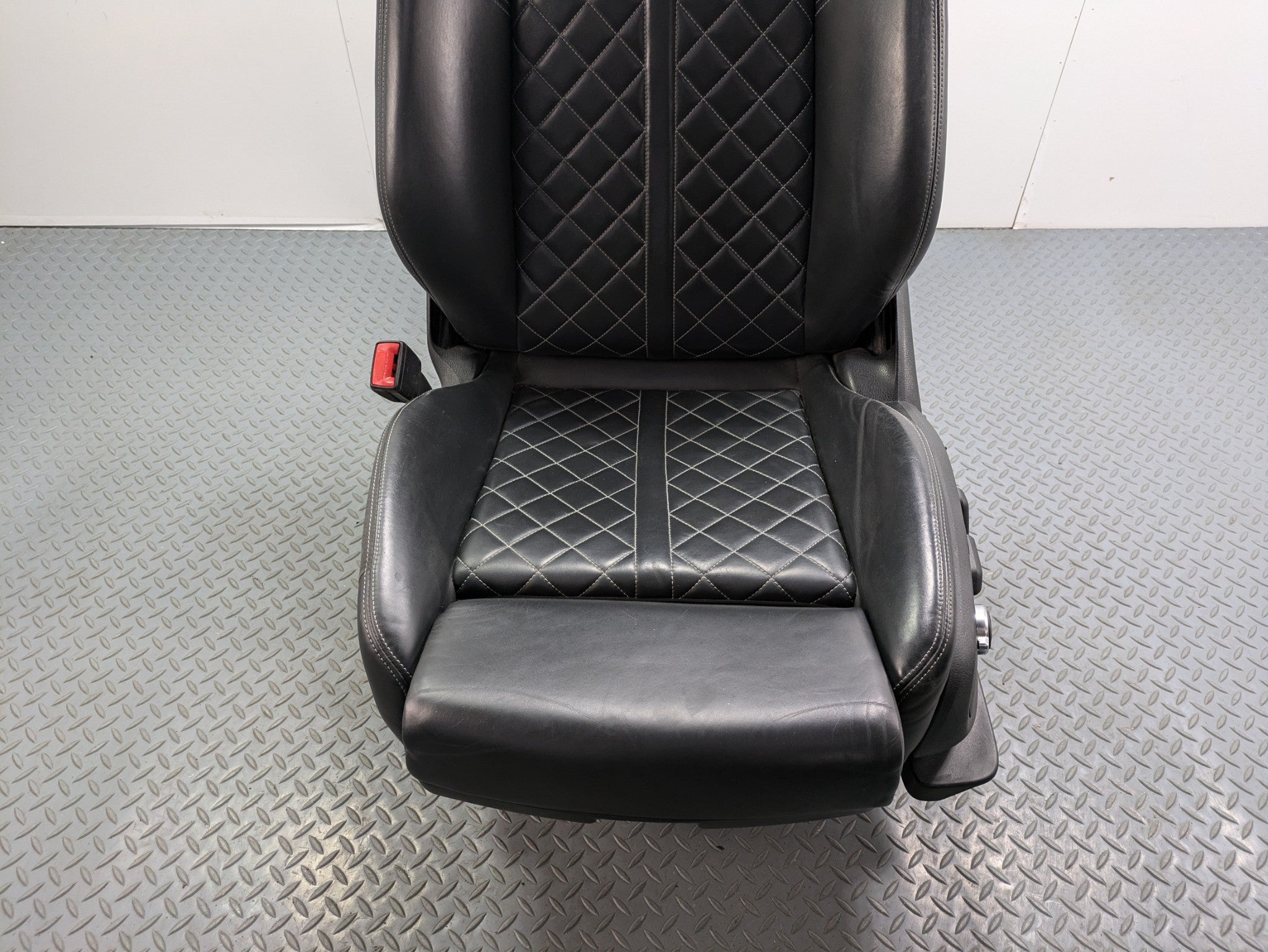 2017 - 2022 OEM AUDI S4 FRONT LEFT DRIVER SIDE SEAT BLACK LEATHER ASSEMBLY