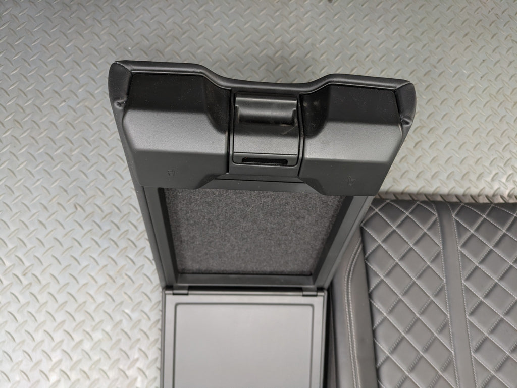 17 - 22 OEM AUDI S4 REAR RIGHT PASSENGER SIDE UPPER SEAT BACKREST CARBON GREY