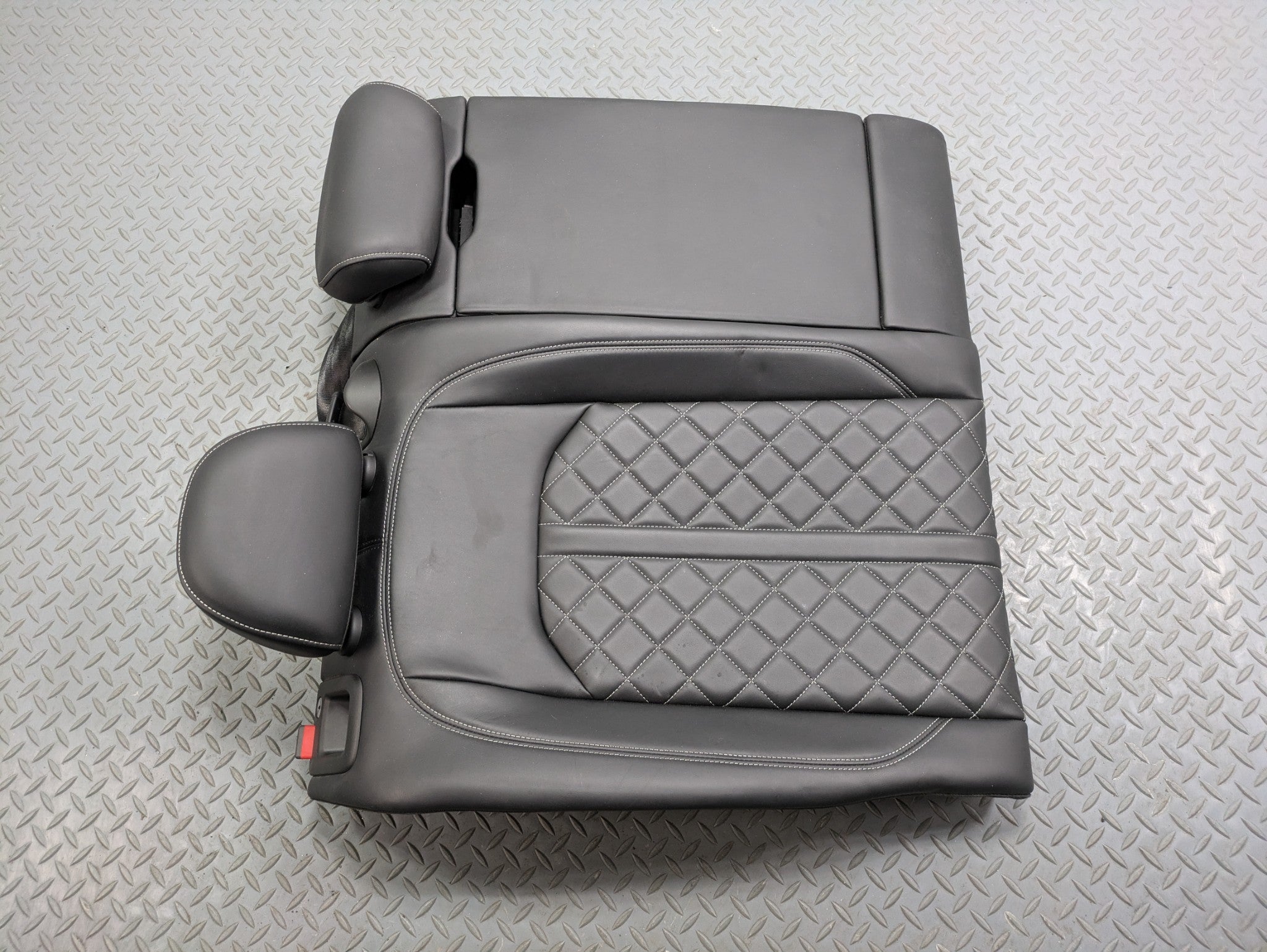 17 - 22 OEM AUDI S4 REAR RIGHT PASSENGER SIDE UPPER SEAT BACKREST CARBON GREY