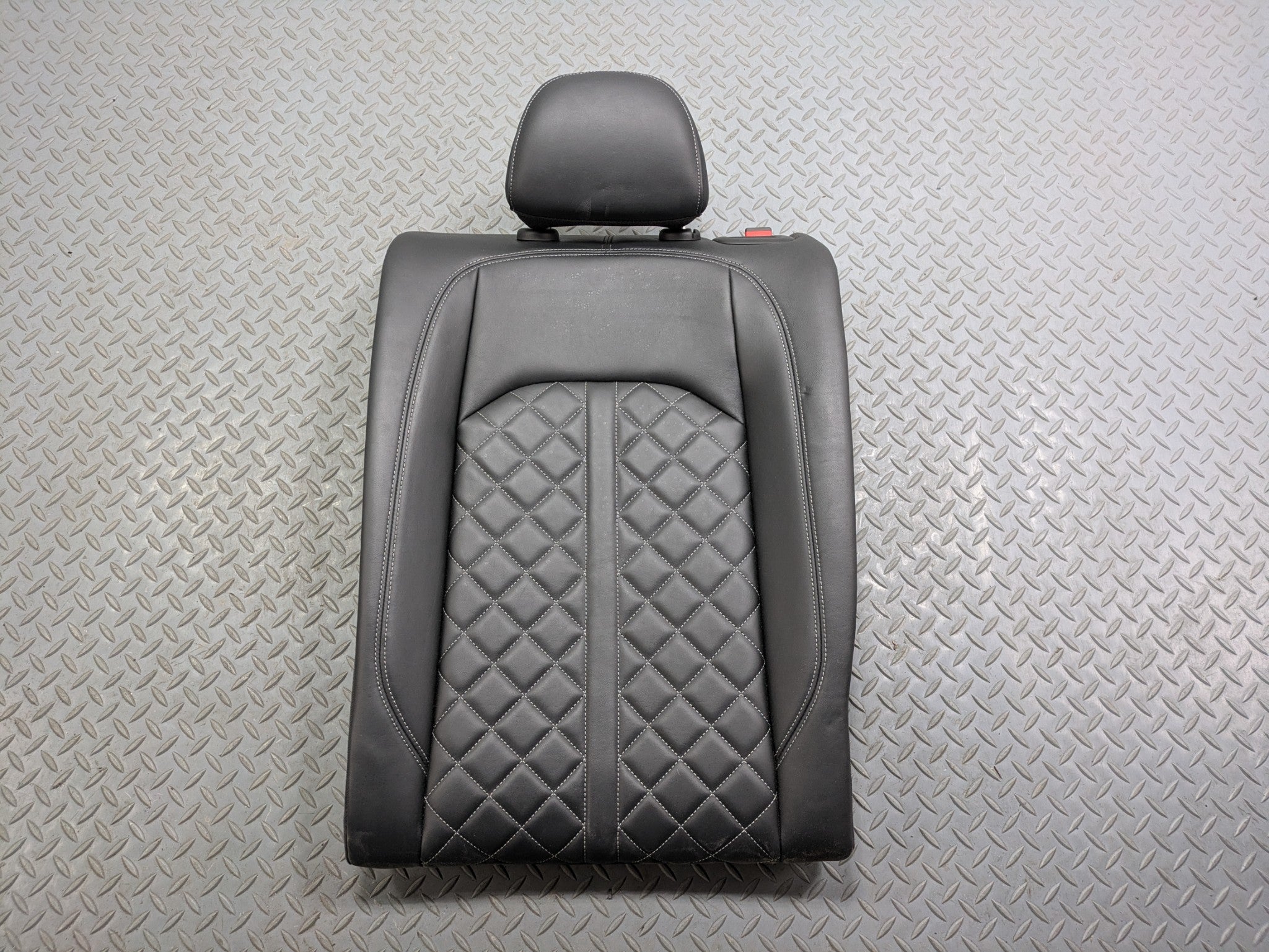 2017 - 2022 OEM AUDI S4 REAR LEFT SIDE UPPER SEAT BACKREST CUSHION CARBON GREY