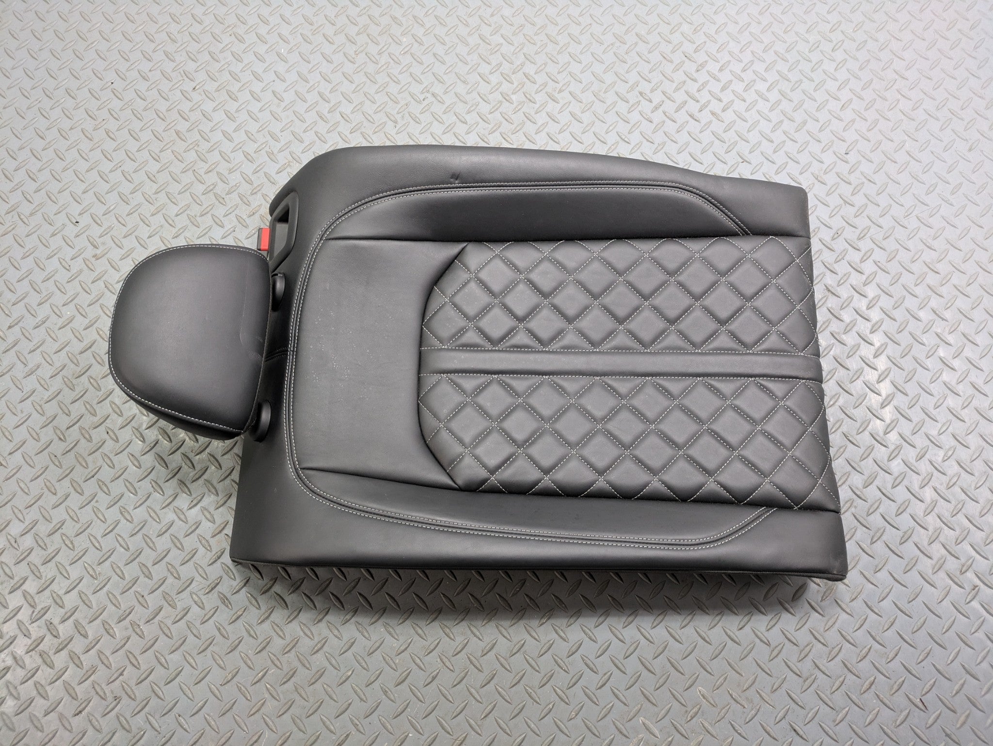 2017 - 2022 OEM AUDI S4 REAR LEFT SIDE UPPER SEAT BACKREST CUSHION CARBON GREY