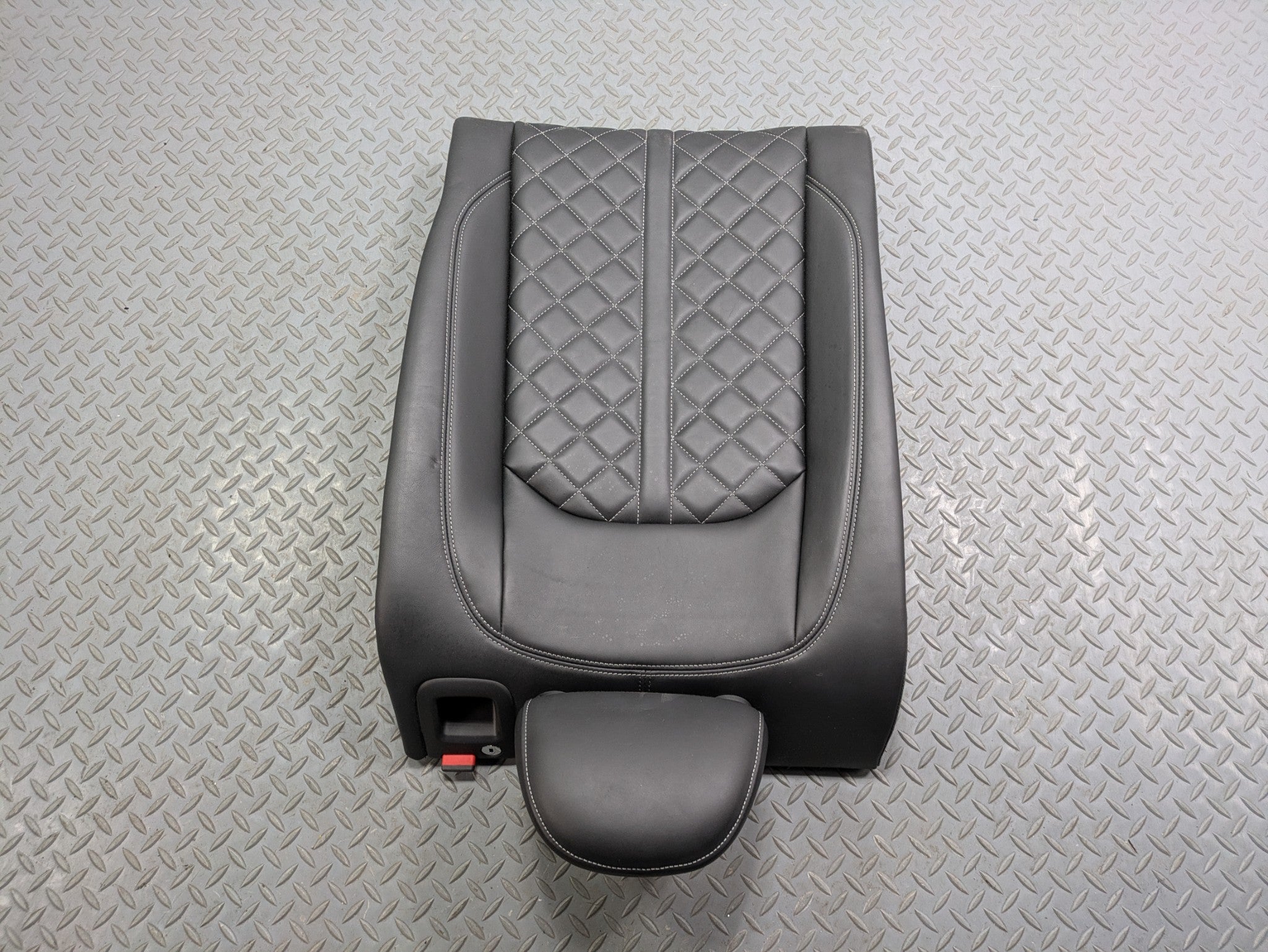 2017 - 2022 OEM AUDI S4 REAR LEFT SIDE UPPER SEAT BACKREST CUSHION CARBON GREY
