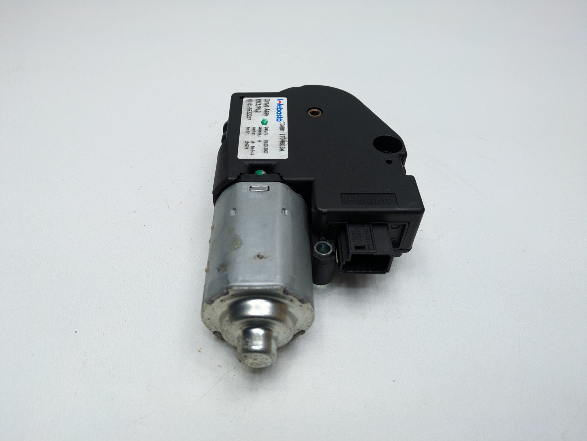 06 - 08 OEM BMW 328I SUN ROOF SHADE WINDOW GLASS SLIDING POWER MOTOR ASSEMBLY