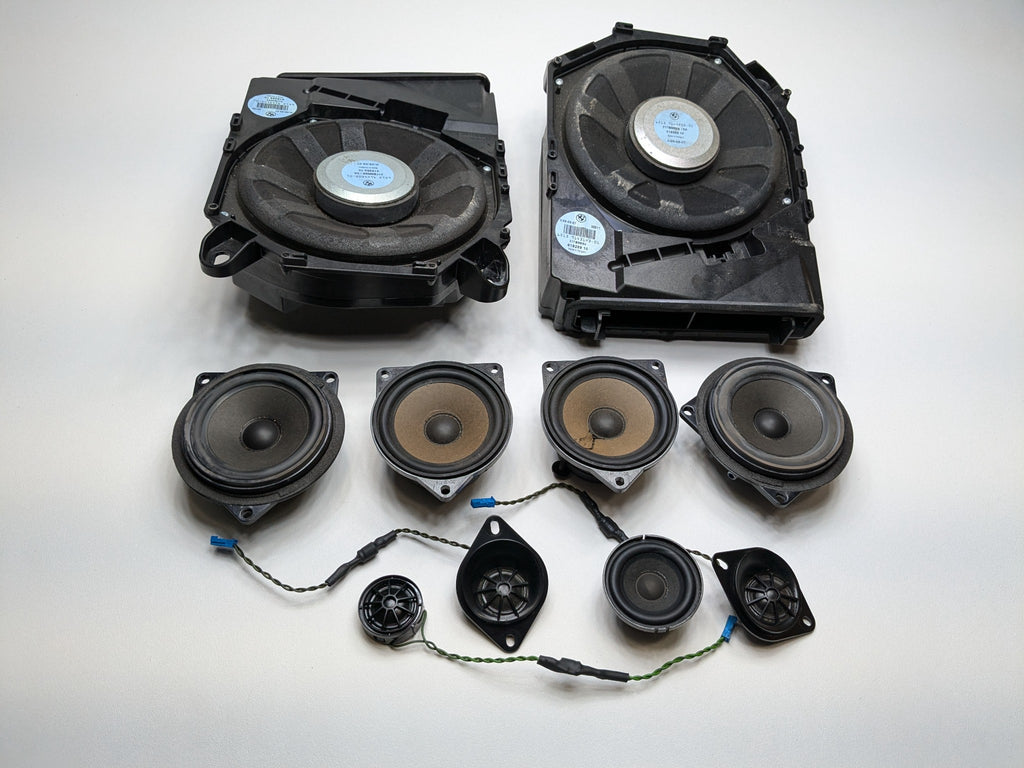 2006 - 2008 OEM BMW 328I INTERIOR AUDIO SOUND SYSTEM SPEAKER SET OF 10