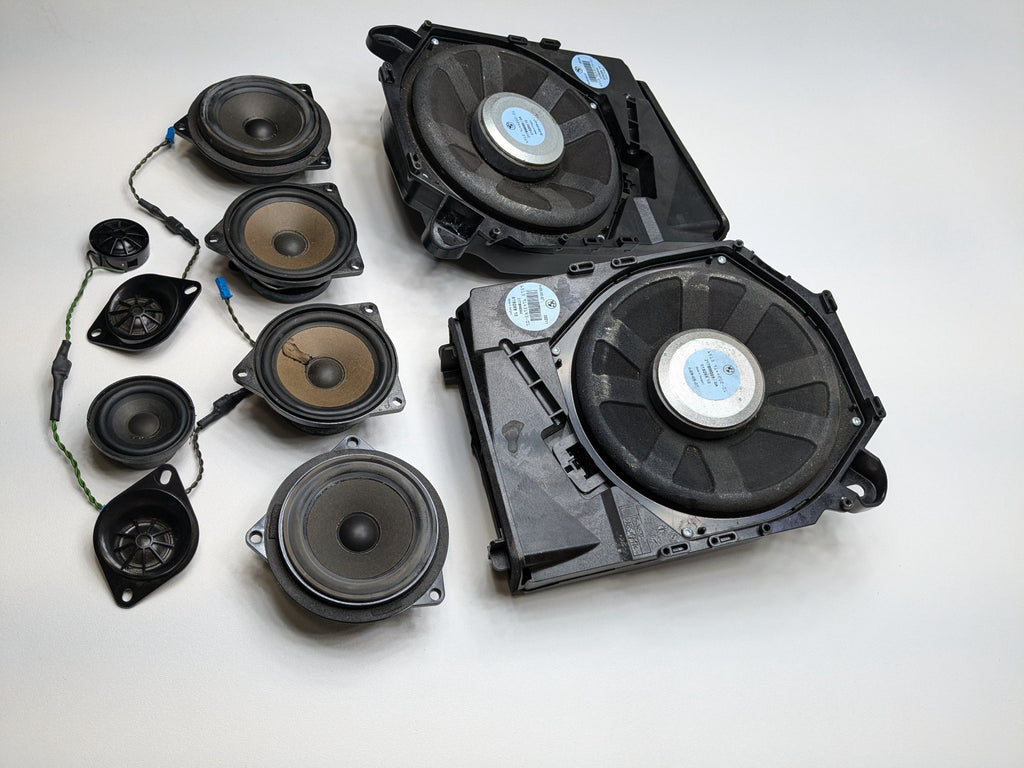 2006 - 2008 OEM BMW 328I INTERIOR AUDIO SOUND SYSTEM SPEAKER SET OF 10