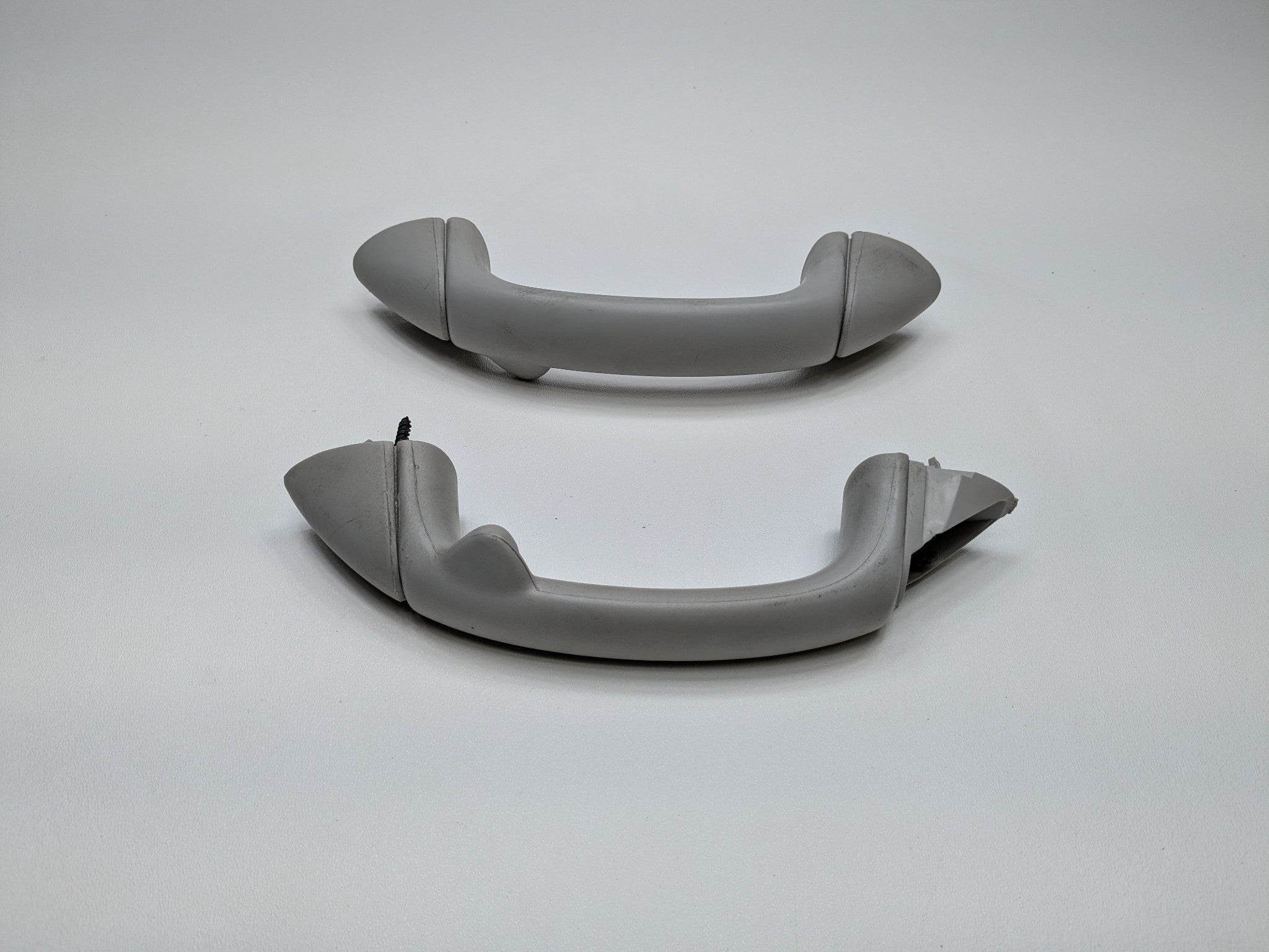 2002 - 2004 OEM MINI COOPER INTERIOR UPPER ROOF GRAB GRIP HANDLE BAR SET