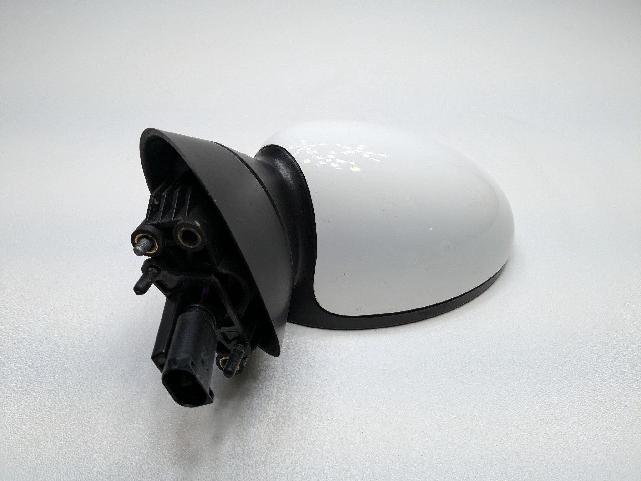 2002 - 2004 OEM MINI COOPER FRONT LEFT DRIVER SIDE REAR VIEW DOOR MIRROR WHITE
