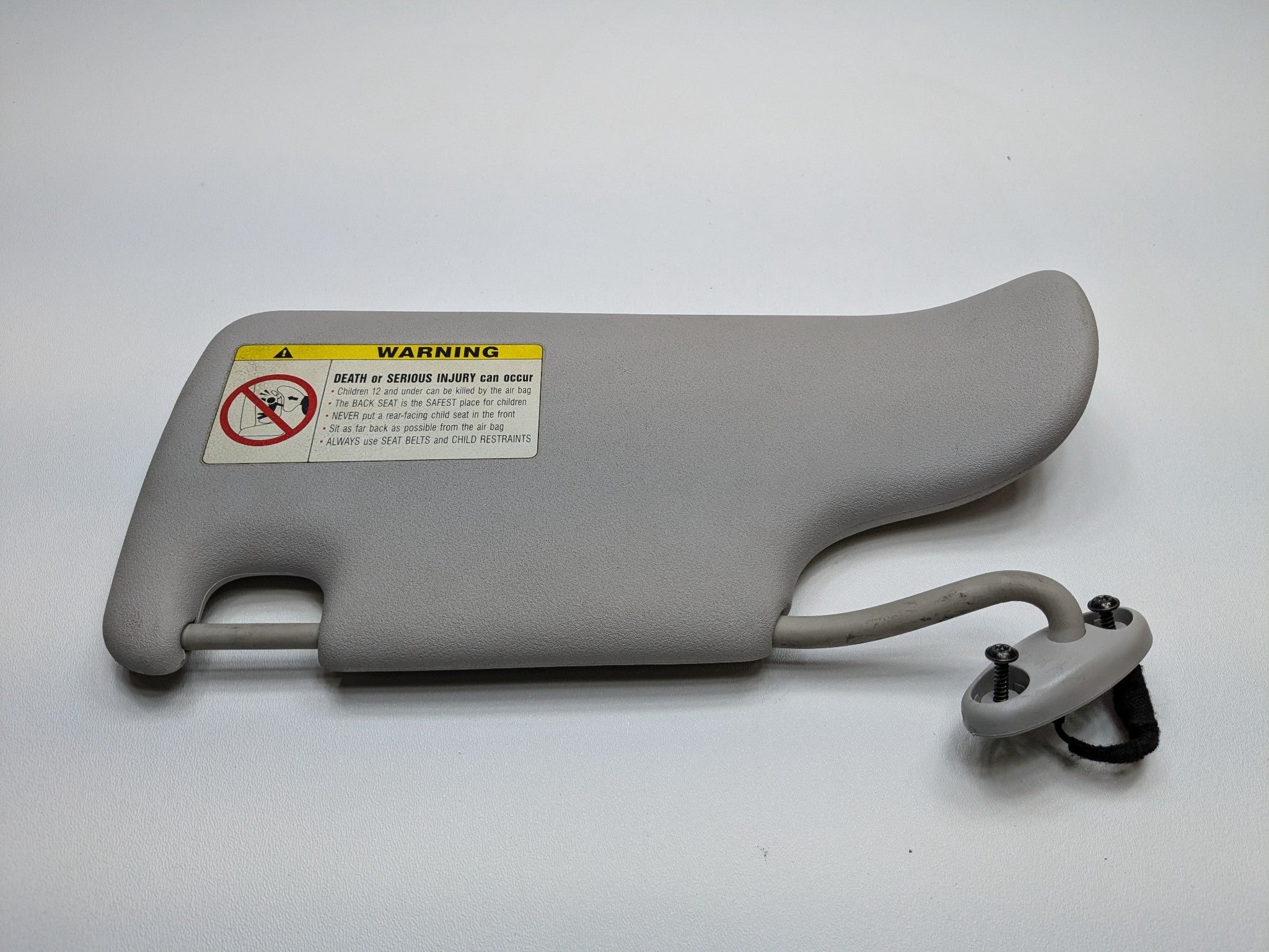 02 - 04 OEM MINI COOPER FRONT RIGHT PASSENGER SIDE INTERIOR UPPER ROOF SUN VISOR